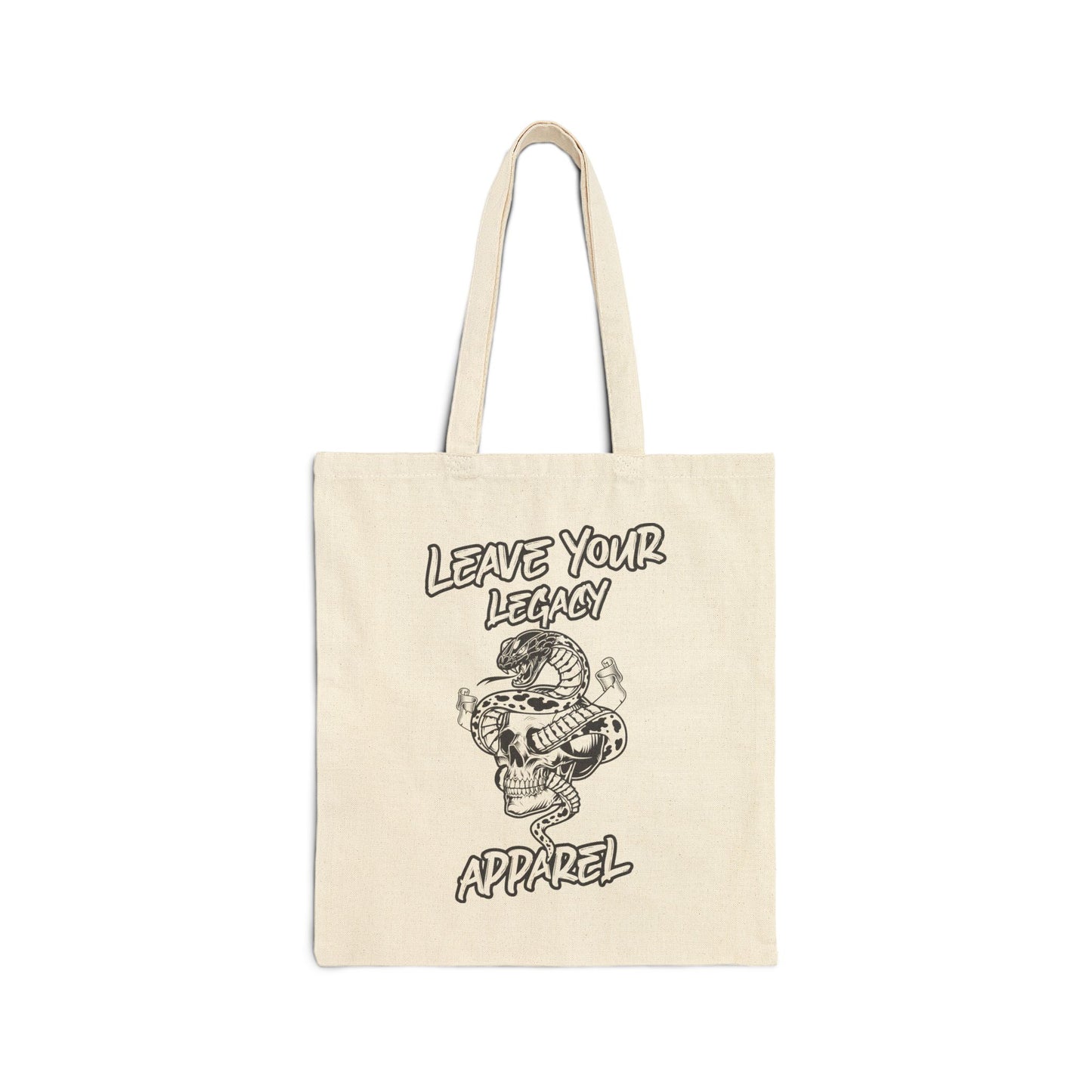 'Legacy Snake' Canvas Tote Bag