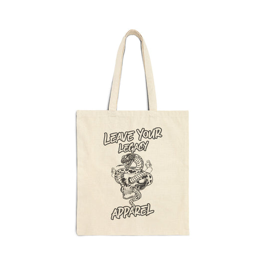 'Legacy Snake' Canvas Tote Bag