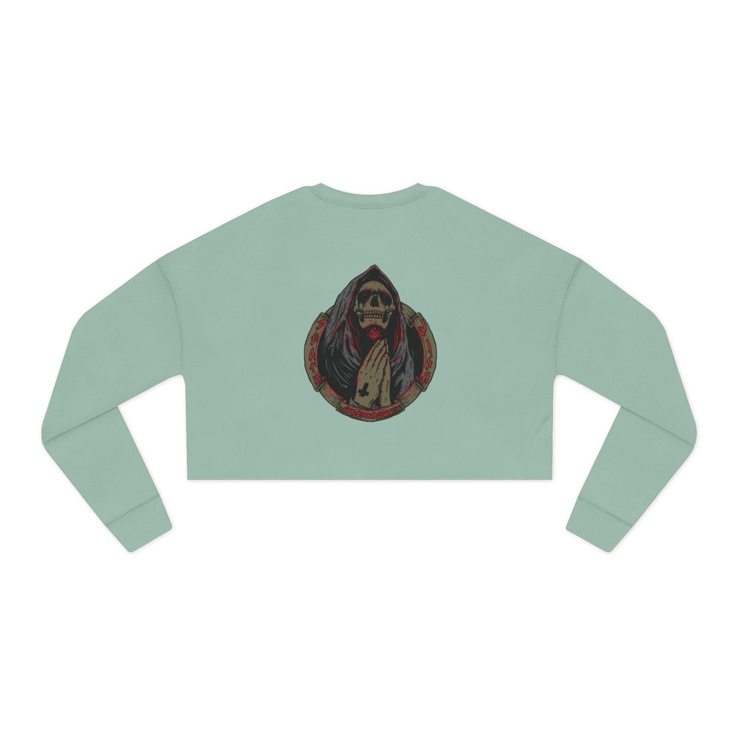 Women's 'Death Wish' Cropped Sweatshirt