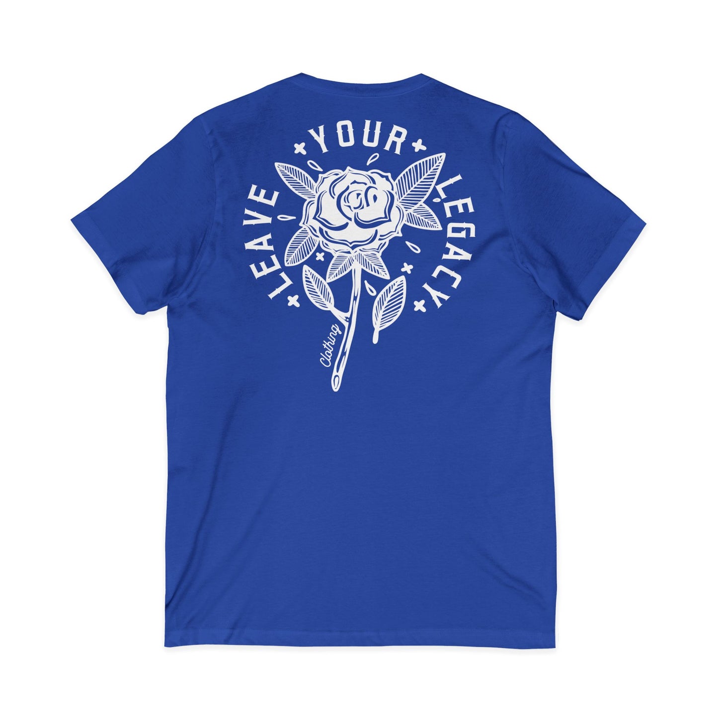 Men's 'Rose Stem' V-Neck T-Shirt