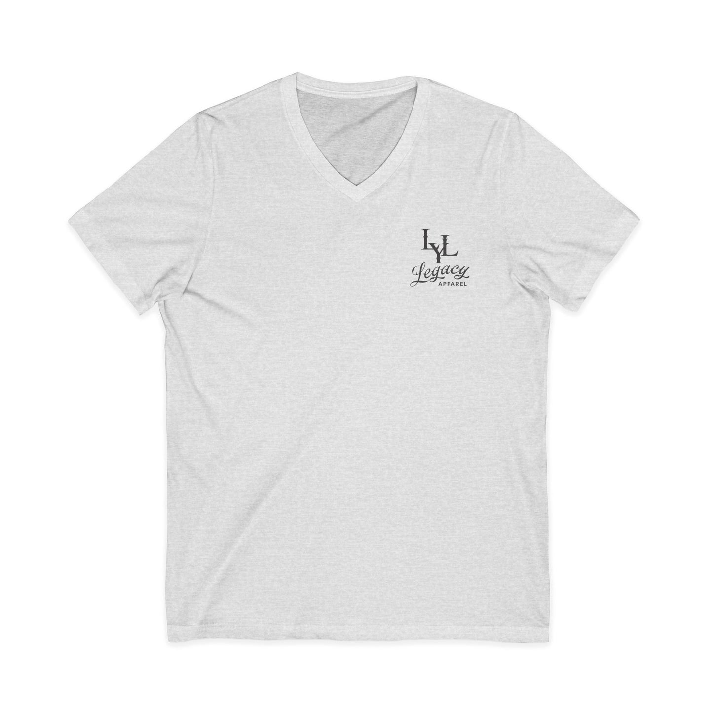 Men's 'Distorted Skull' V-Neck T-Shirt