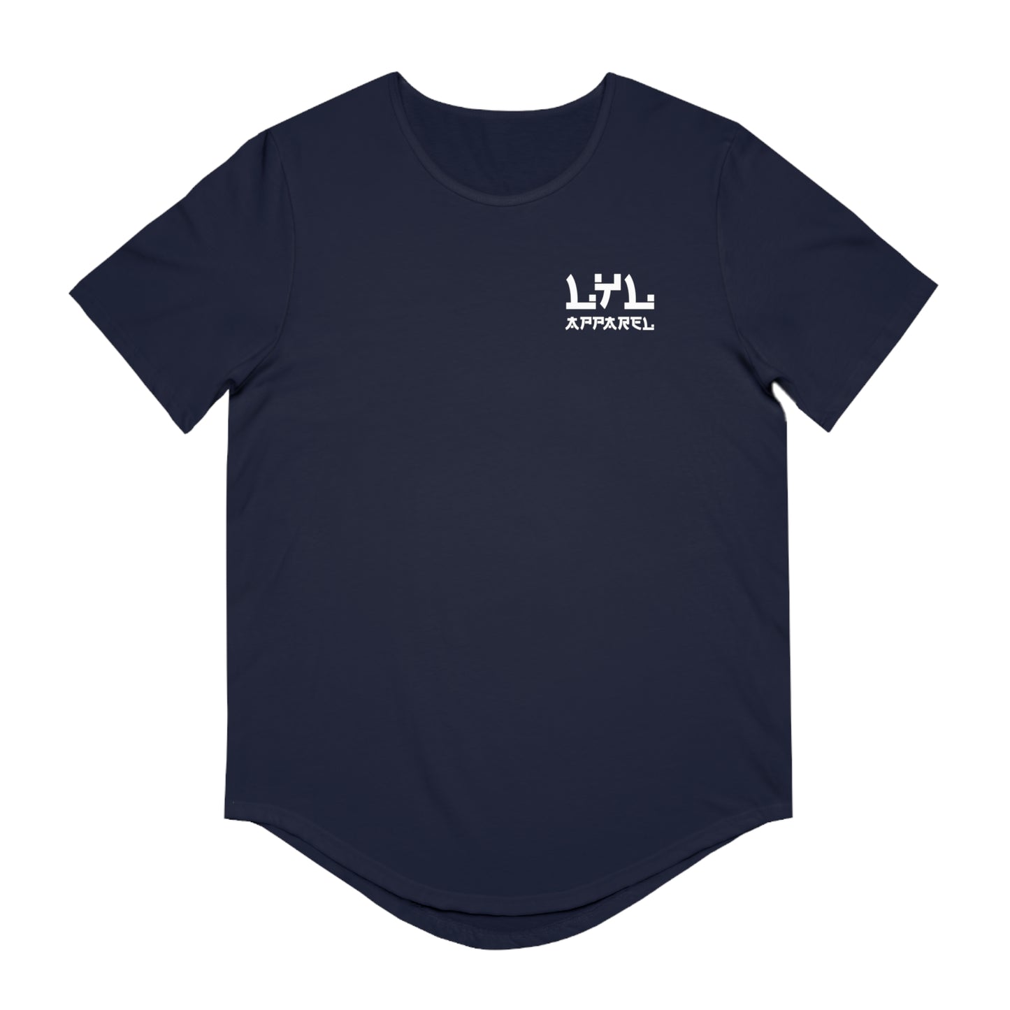 Men's 'Heathen' Curved Hem Long Tee