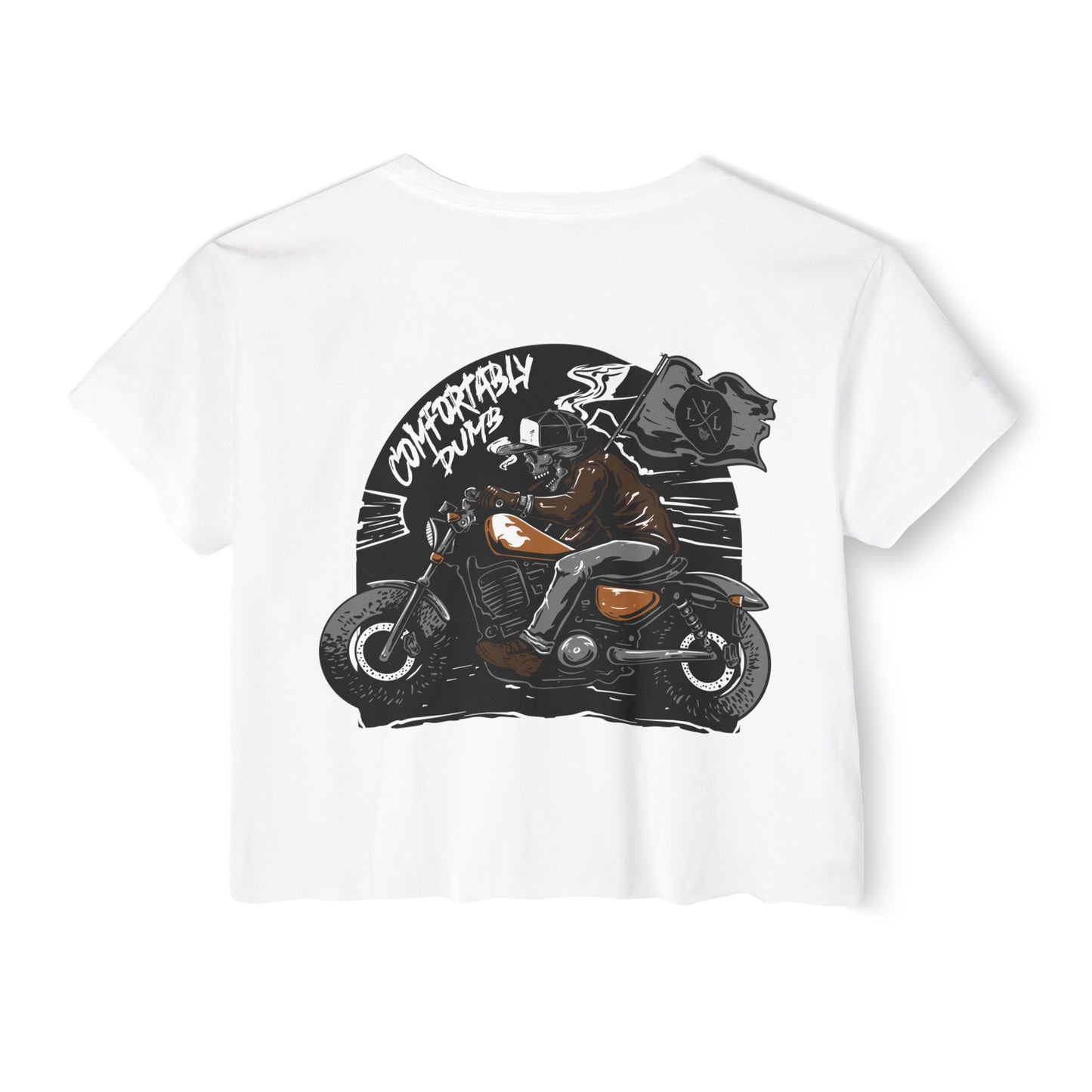 Women's 'Comfortably Dumb ' Crop Top