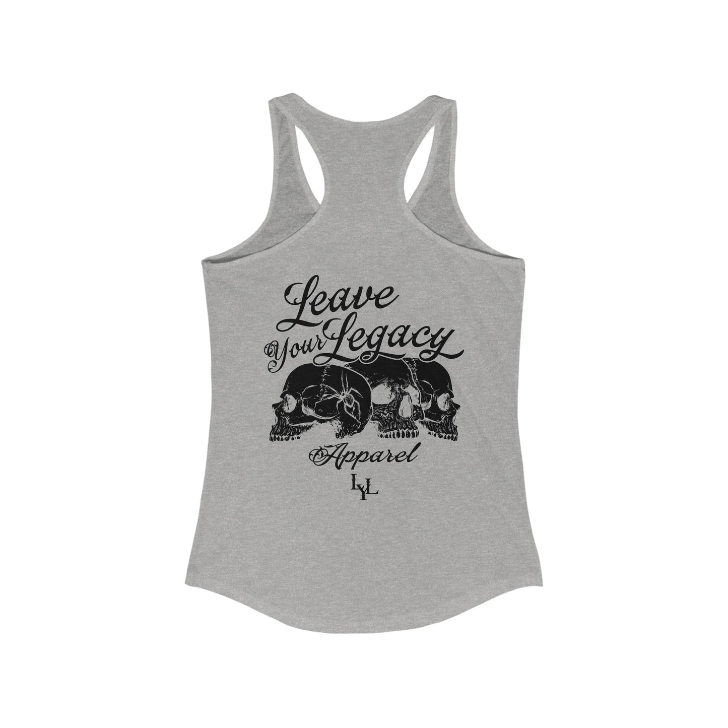 Women's 'Distorted Skull' Racerback Tank
