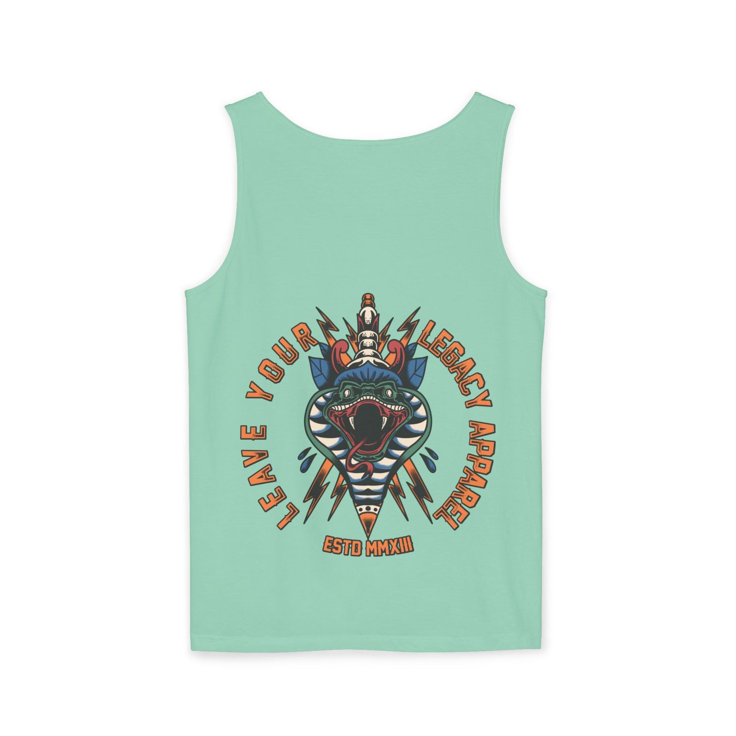 Unisex 'Traditional Snake' Tank Top