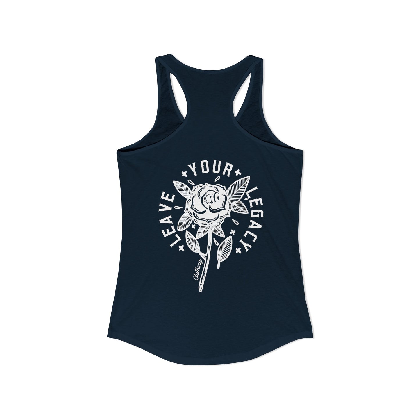 Women's 'Rose Stem' Racerback Tank