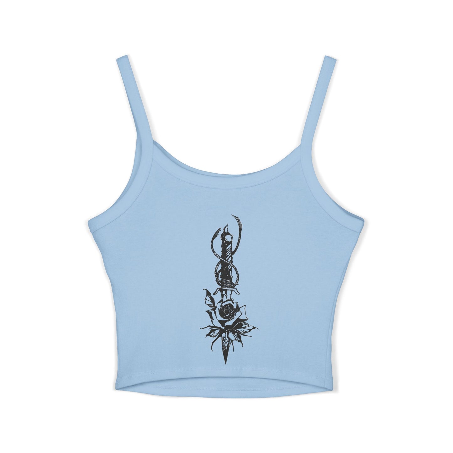 Women's 'Rose & Dagger' Spaghetti Strap Tank