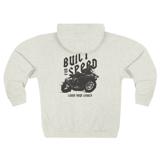 Unisex 'Built For Speed' Zip Hoodie