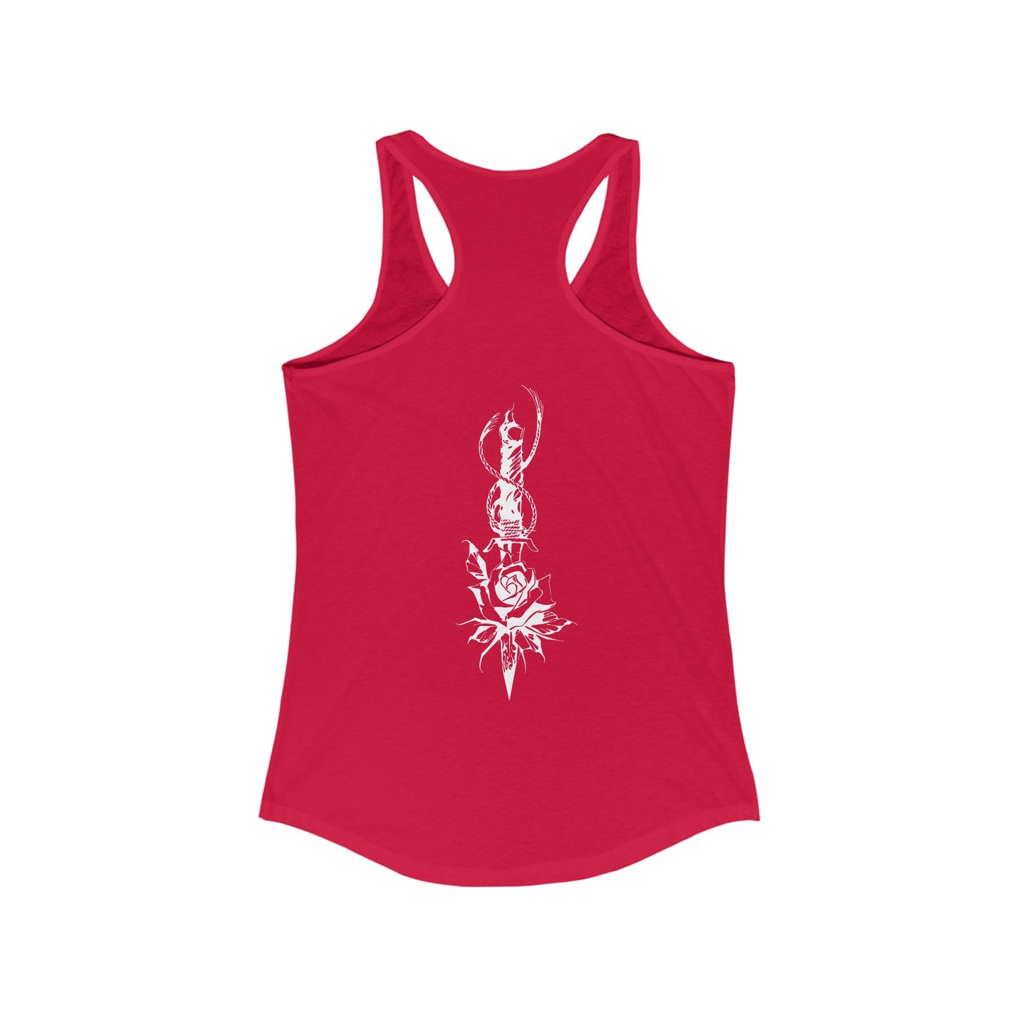 Women's 'Rose & Dagger' Racerback Tank