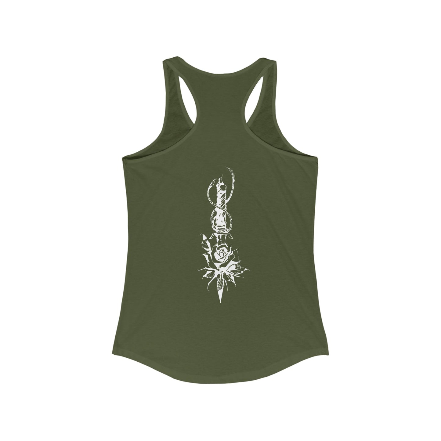 Women's 'Rose & Dagger' Racerback Tank