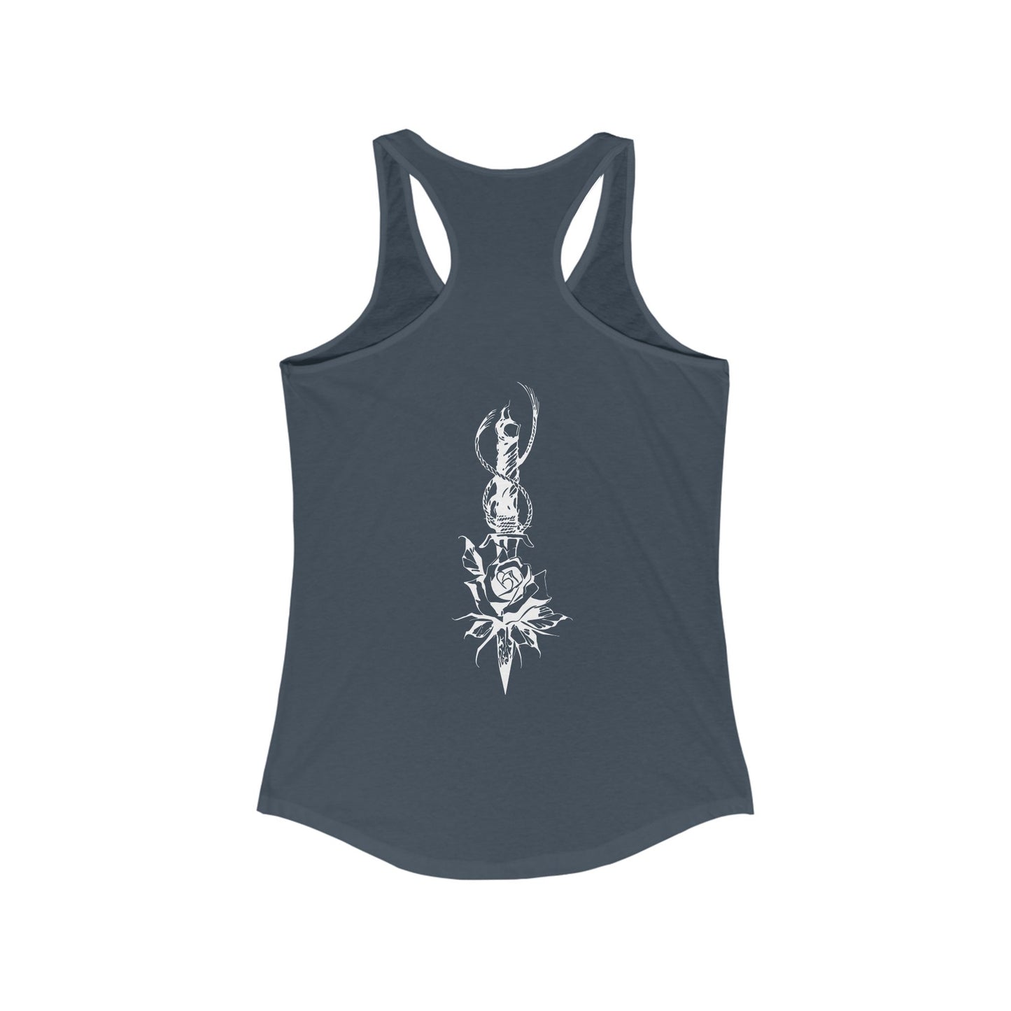 Women's 'Rose & Dagger' Racerback Tank
