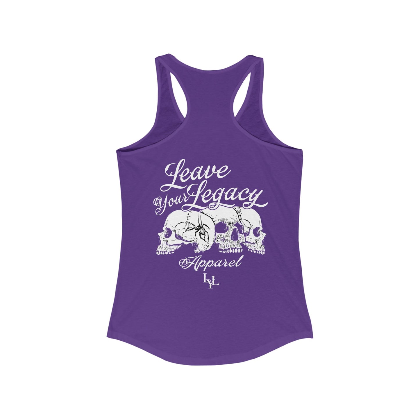 Women's 'Distorted Skull' Racerback Tank