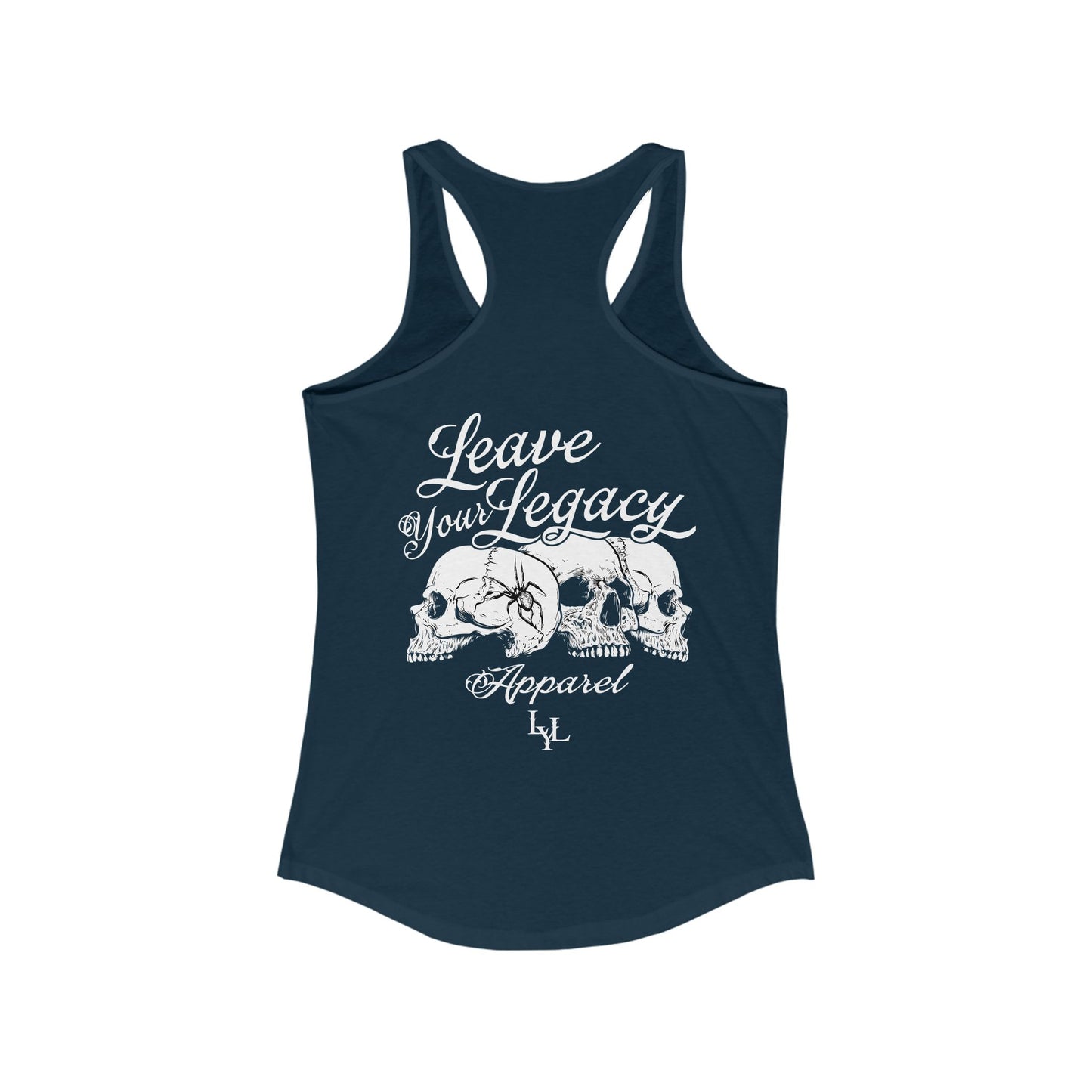 Women's 'Distorted Skull' Racerback Tank