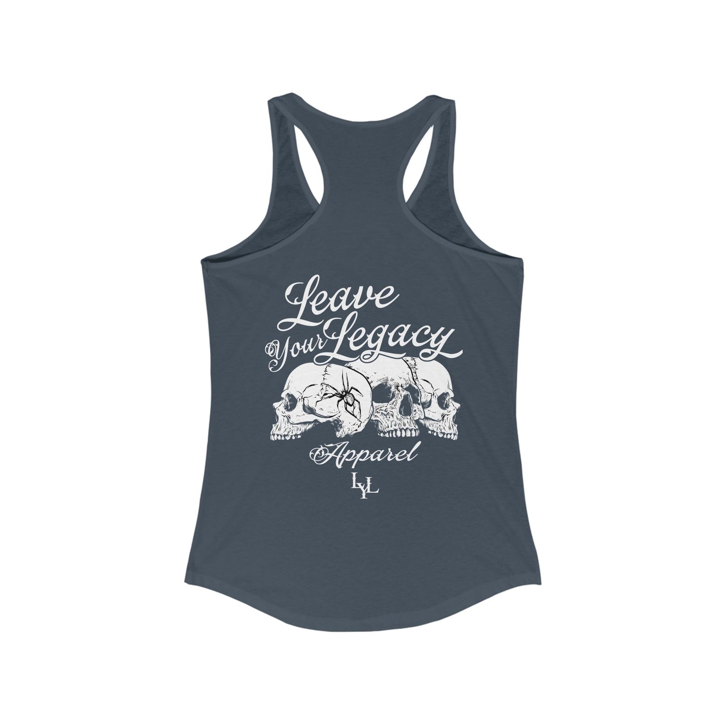 Women's 'Distorted Skull' Racerback Tank