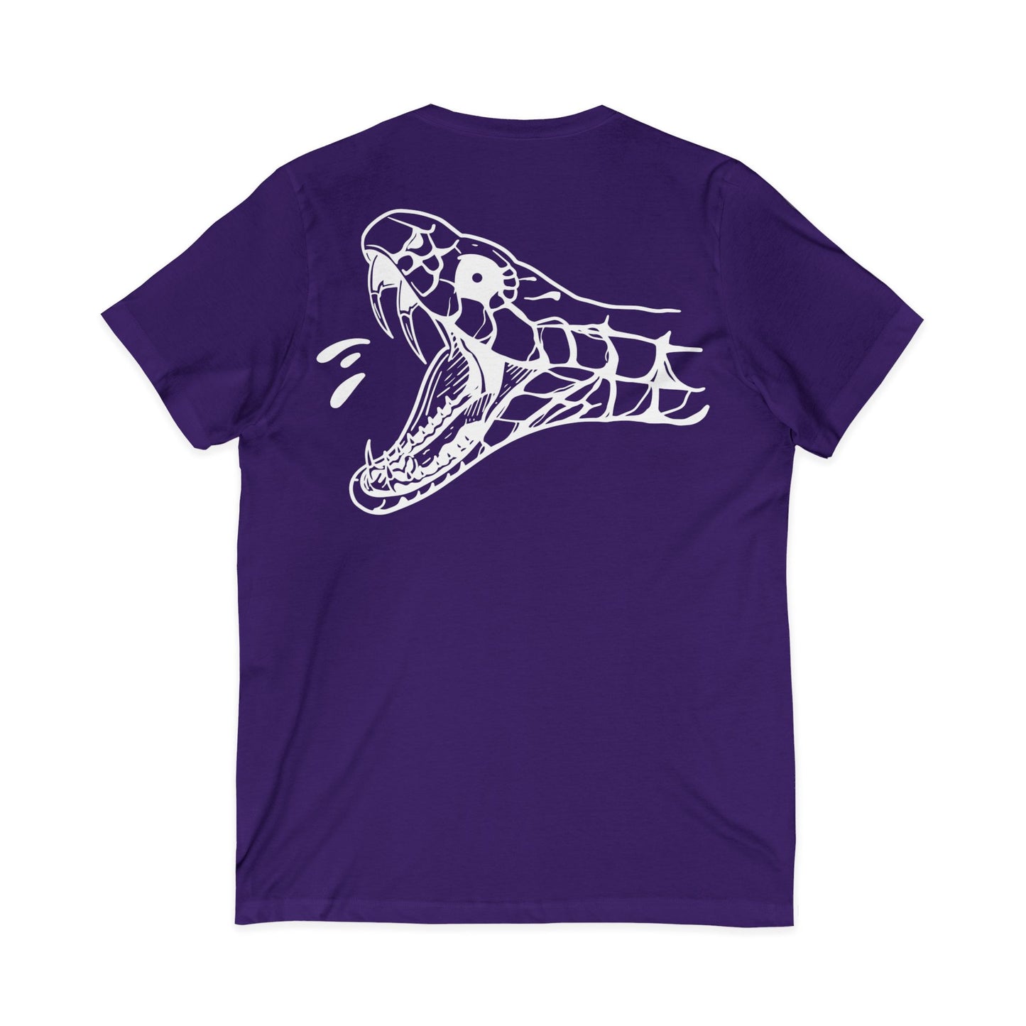 Men's 'Snake Head' V-Neck T-Shirt