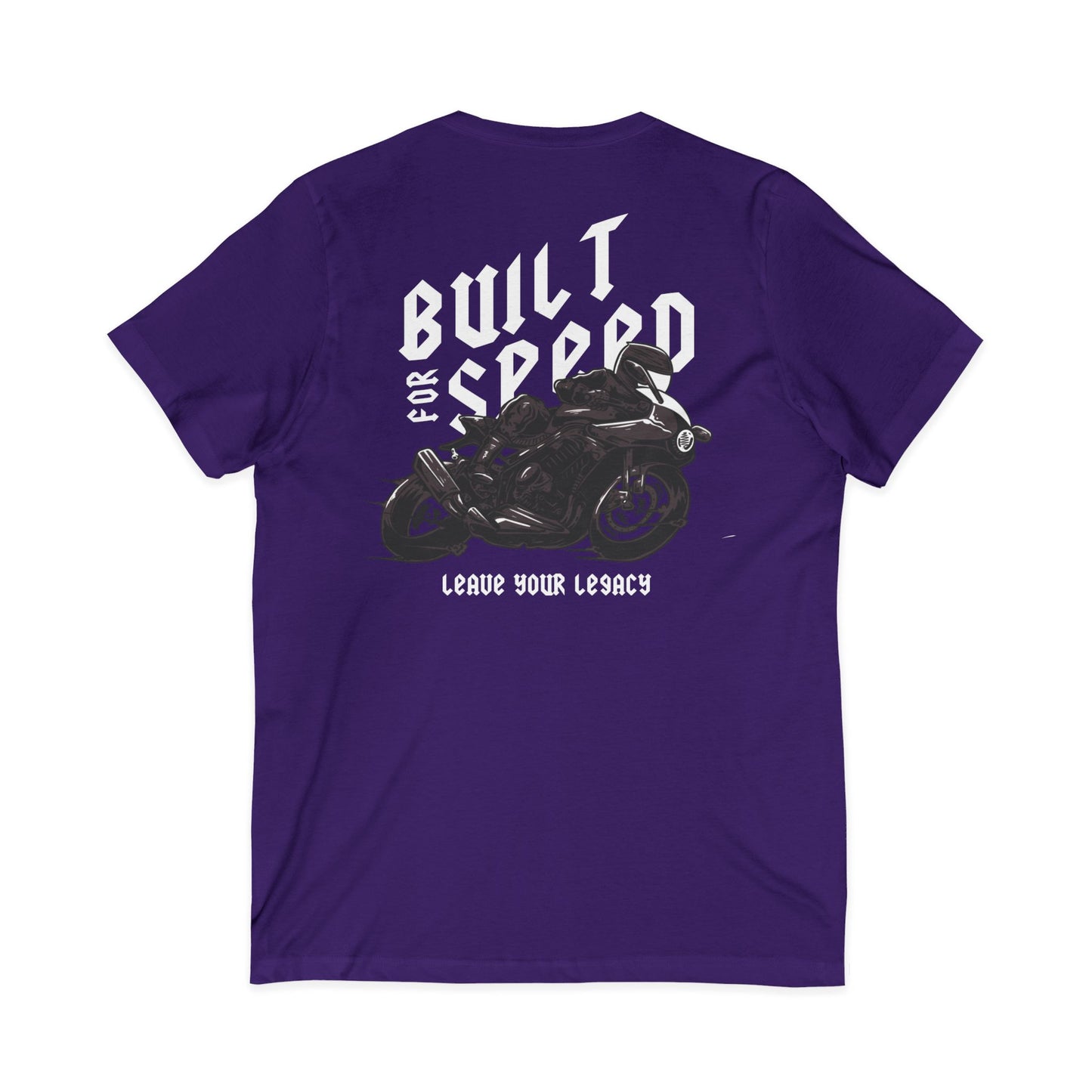 Men's 'Built For Speed' V-Neck T-Shirt
