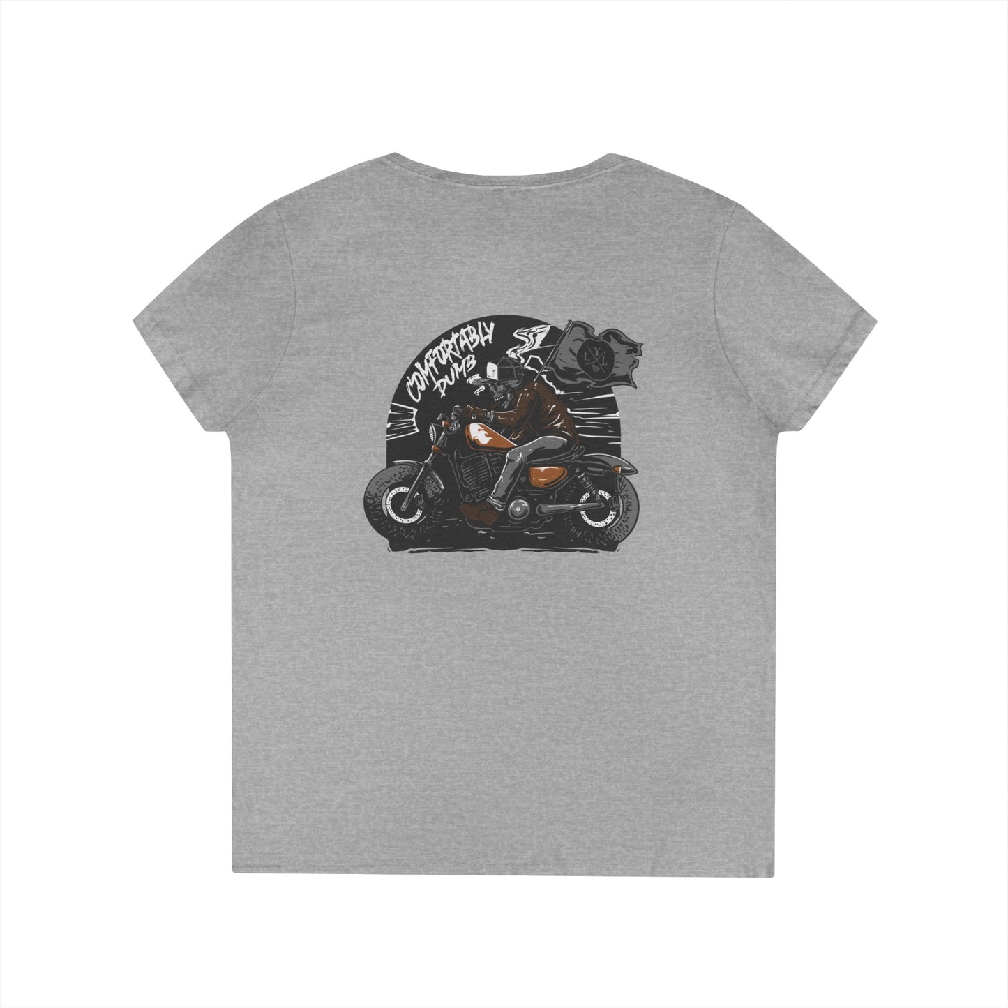 Women's 'Comfortably Dumb' V-Neck T-Shirt