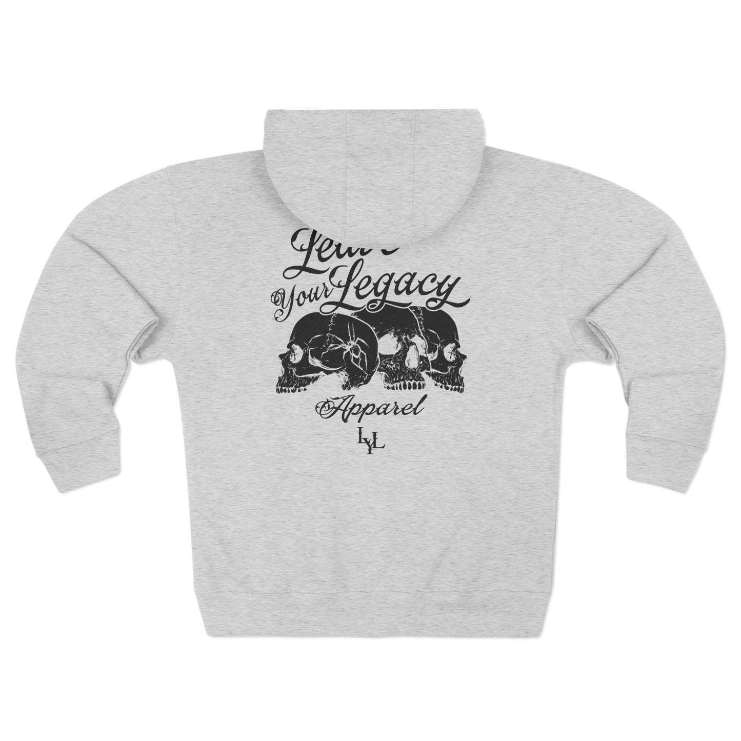 Unisex 'Distorted Skull' Zip Hoodies