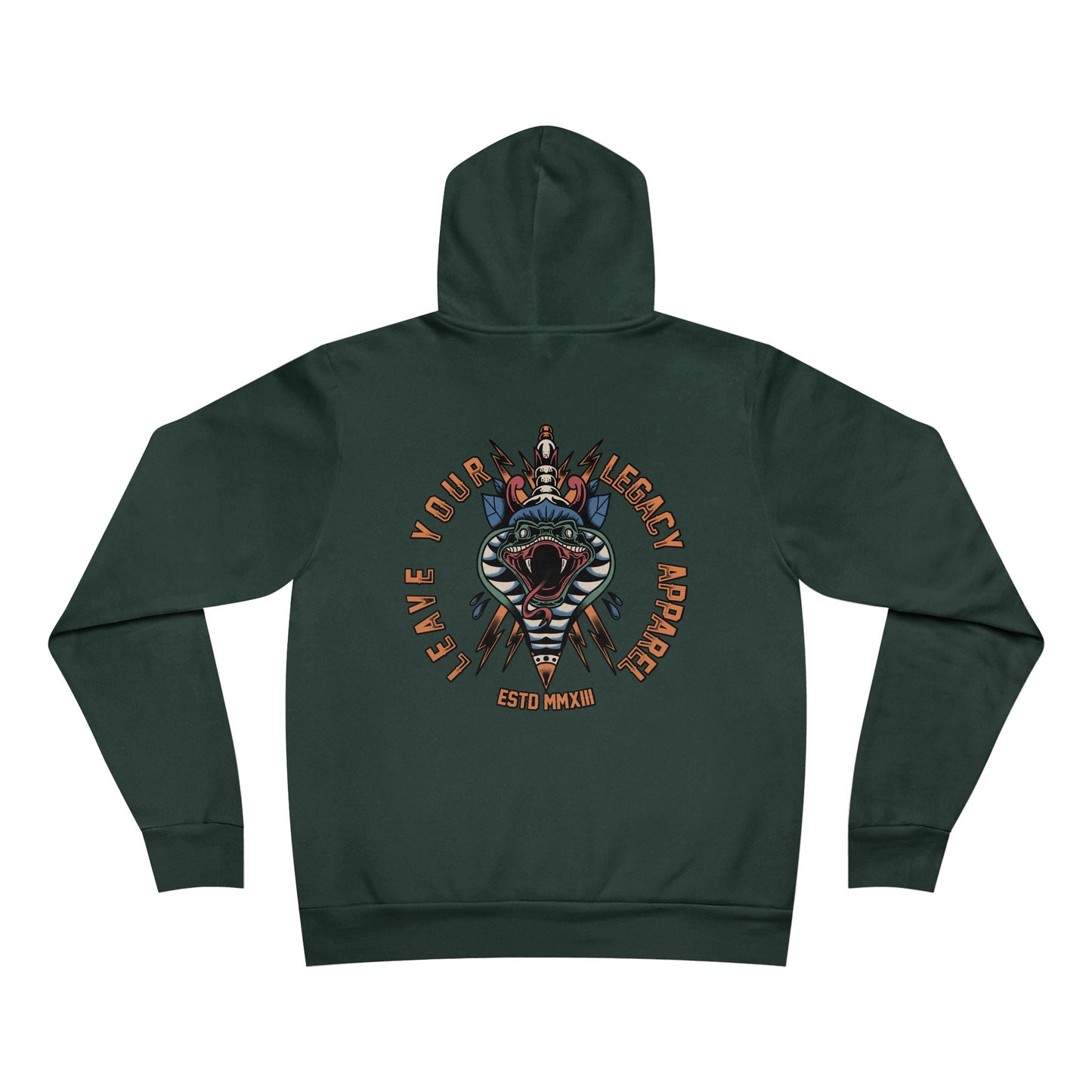 Unisex 'Traditional Snake' Hoodie