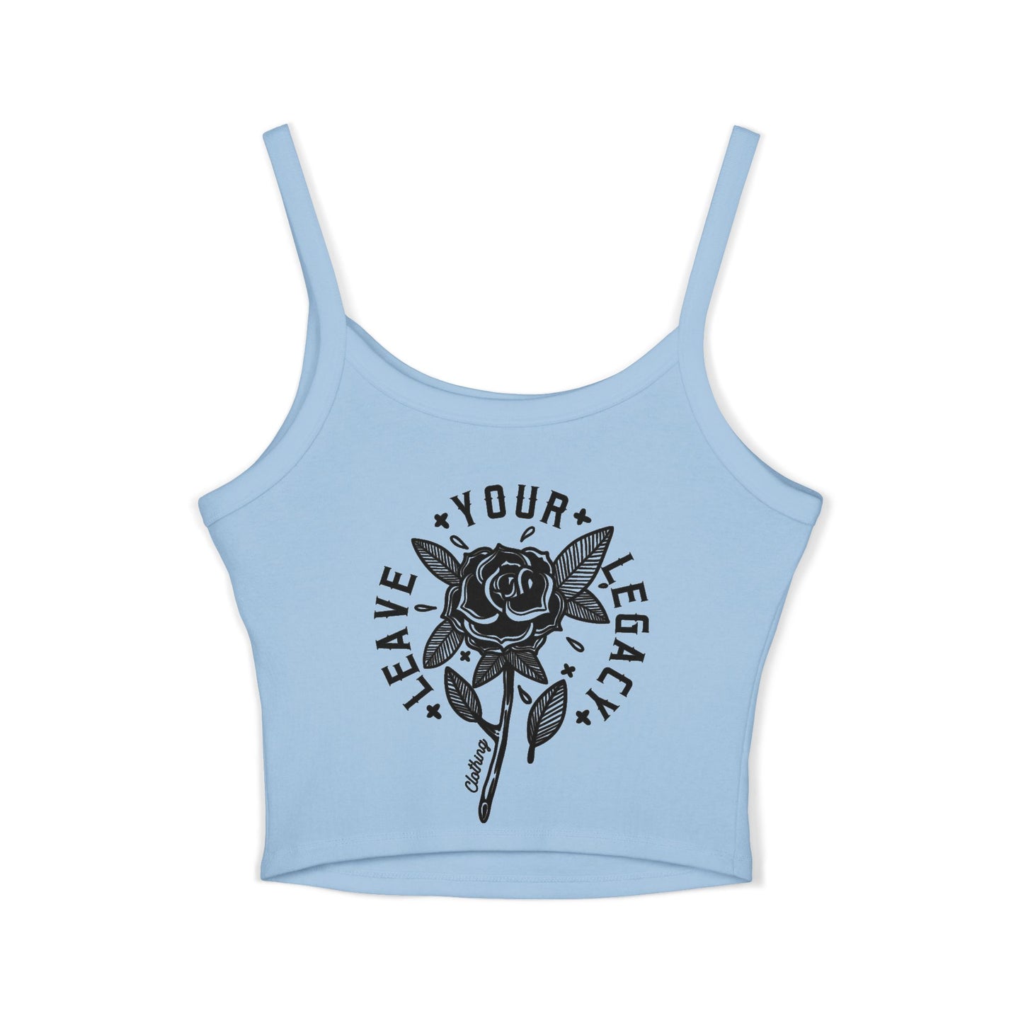 Women's 'Rose Stem' Spaghetti Strap Tank