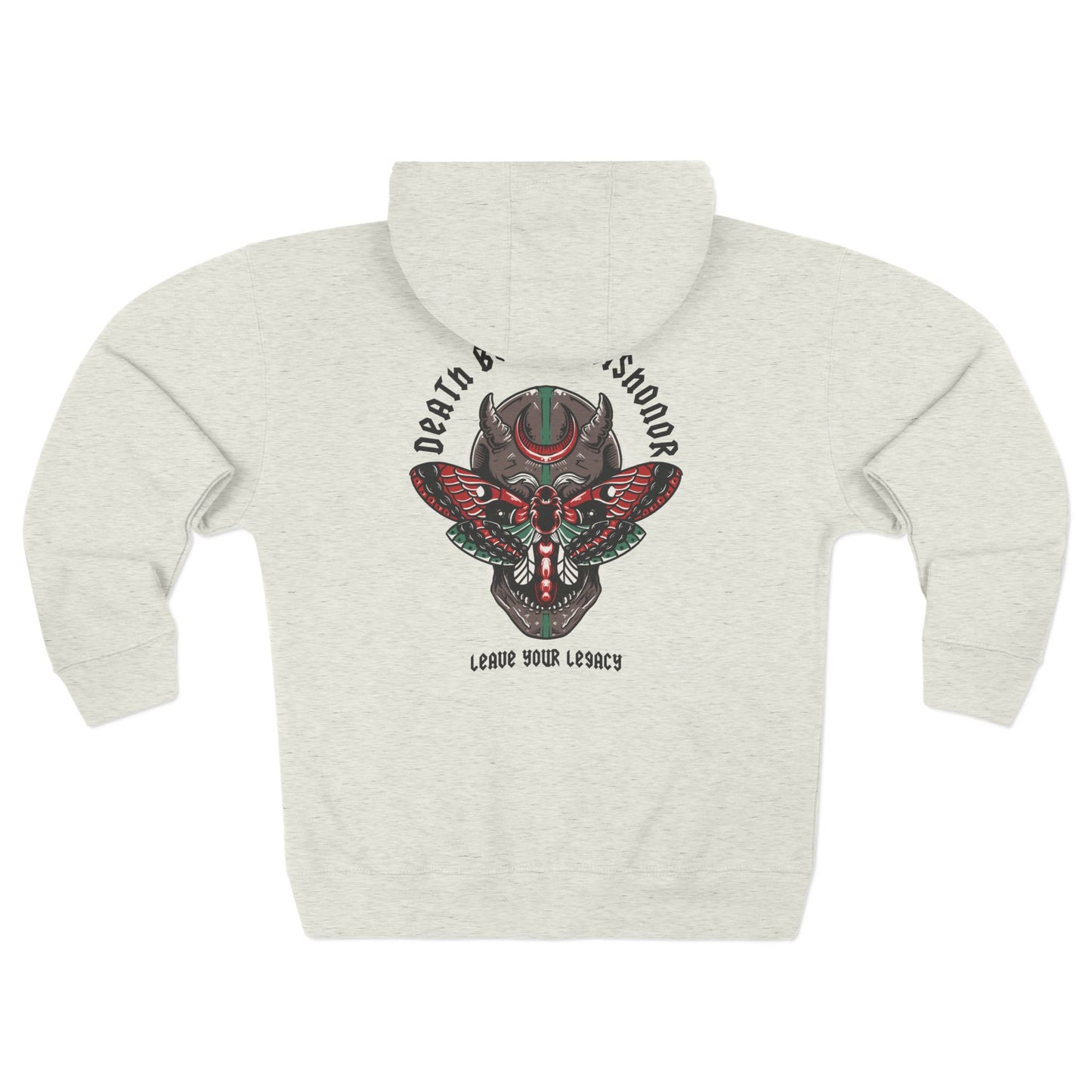 Unisex 'Death Before Dishonor' Zip Hoodie