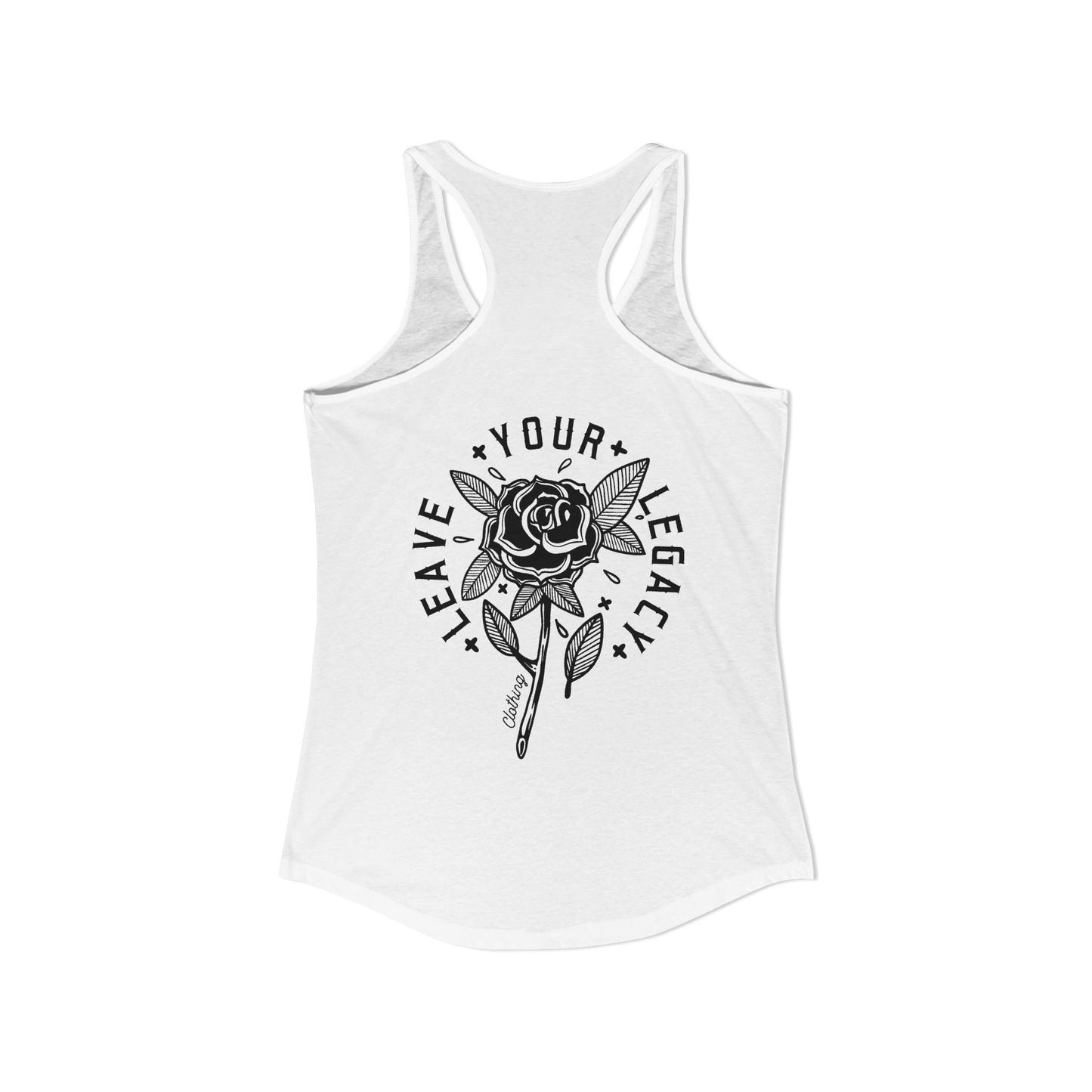 Women's 'Rose Stem' Racerback Tank