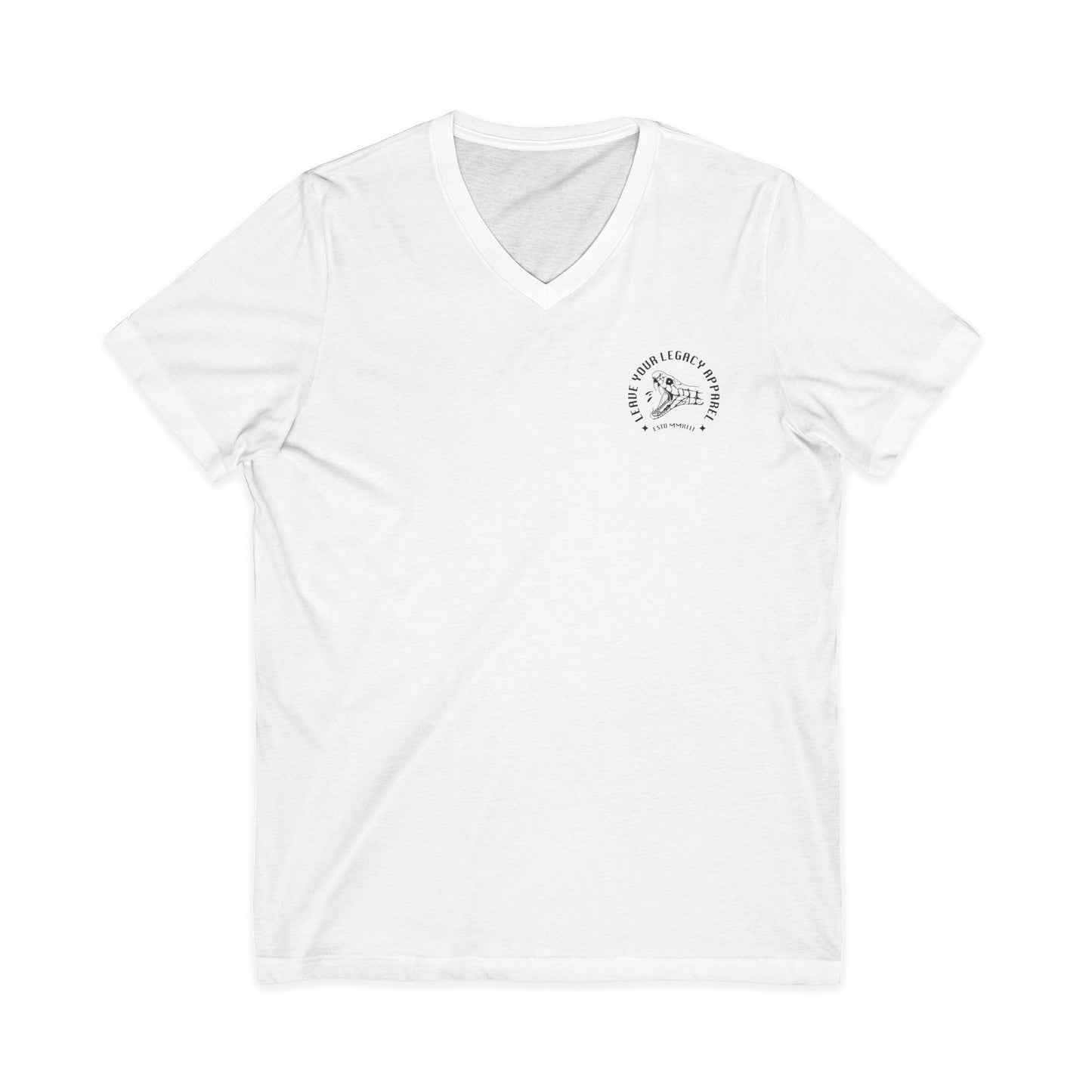 Men's 'Snake Head' V-Neck T-Shirt