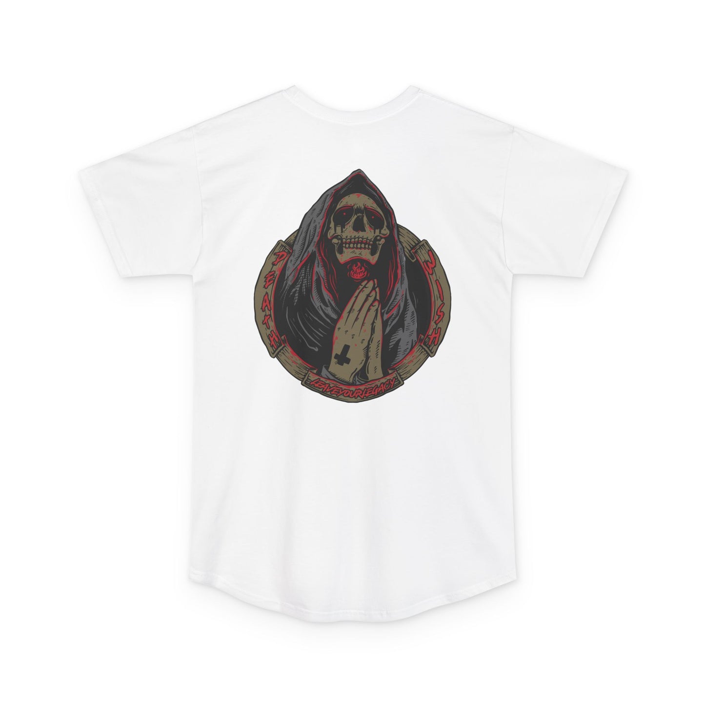 Men's 'Death Wish' Super Long Body Tee