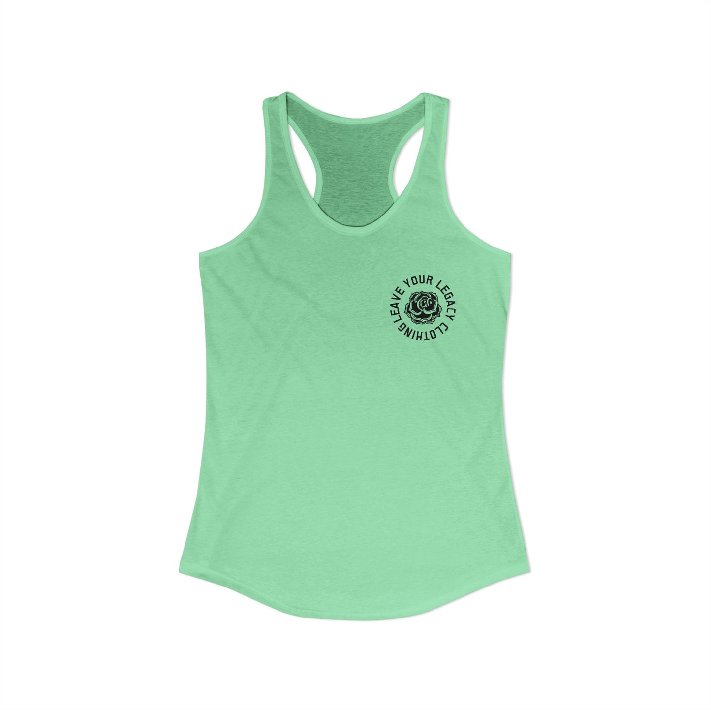 Women's 'Rose Stem' Racerback Tank