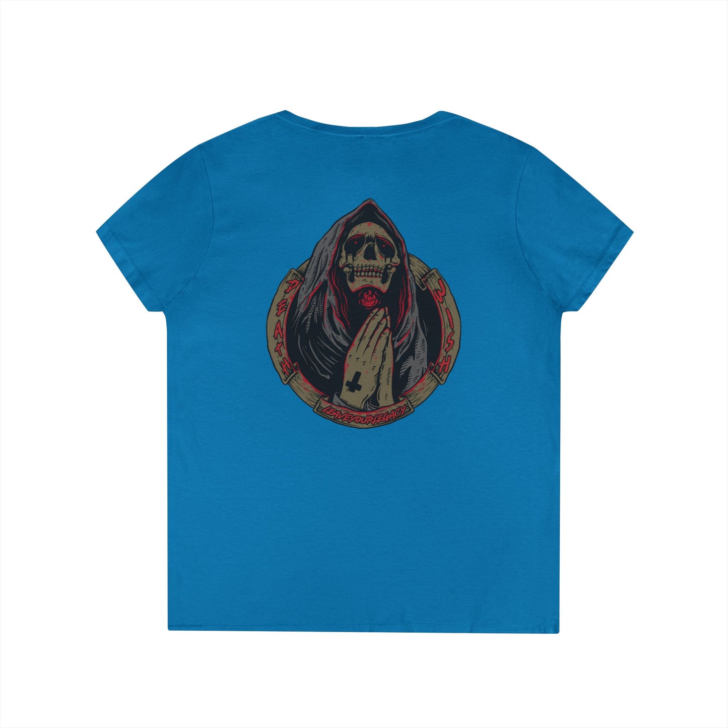 Women's 'Death Wish' V-Neck T-Shirt