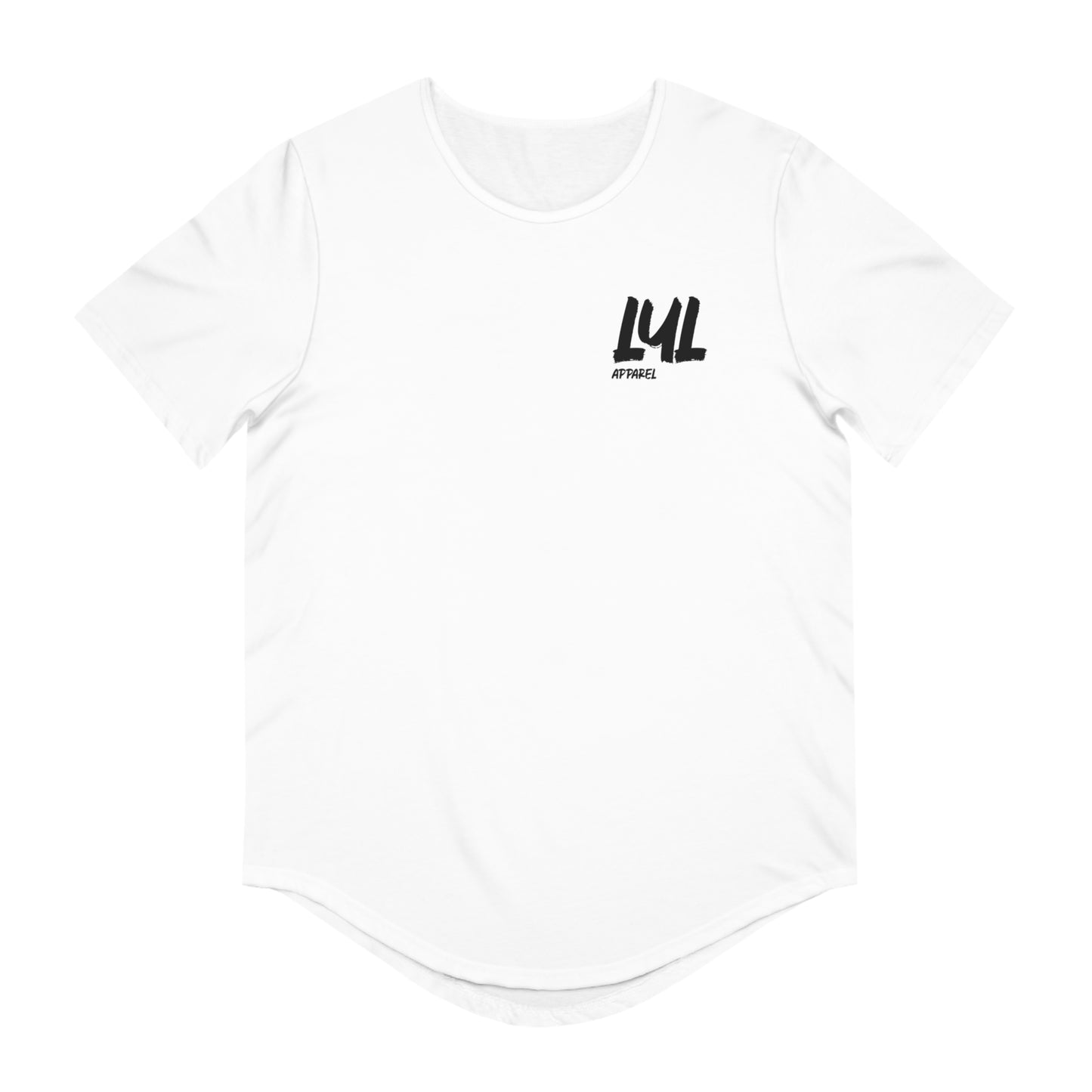 Men's 'No Hope More Smoke' Curved Hem Long Tee