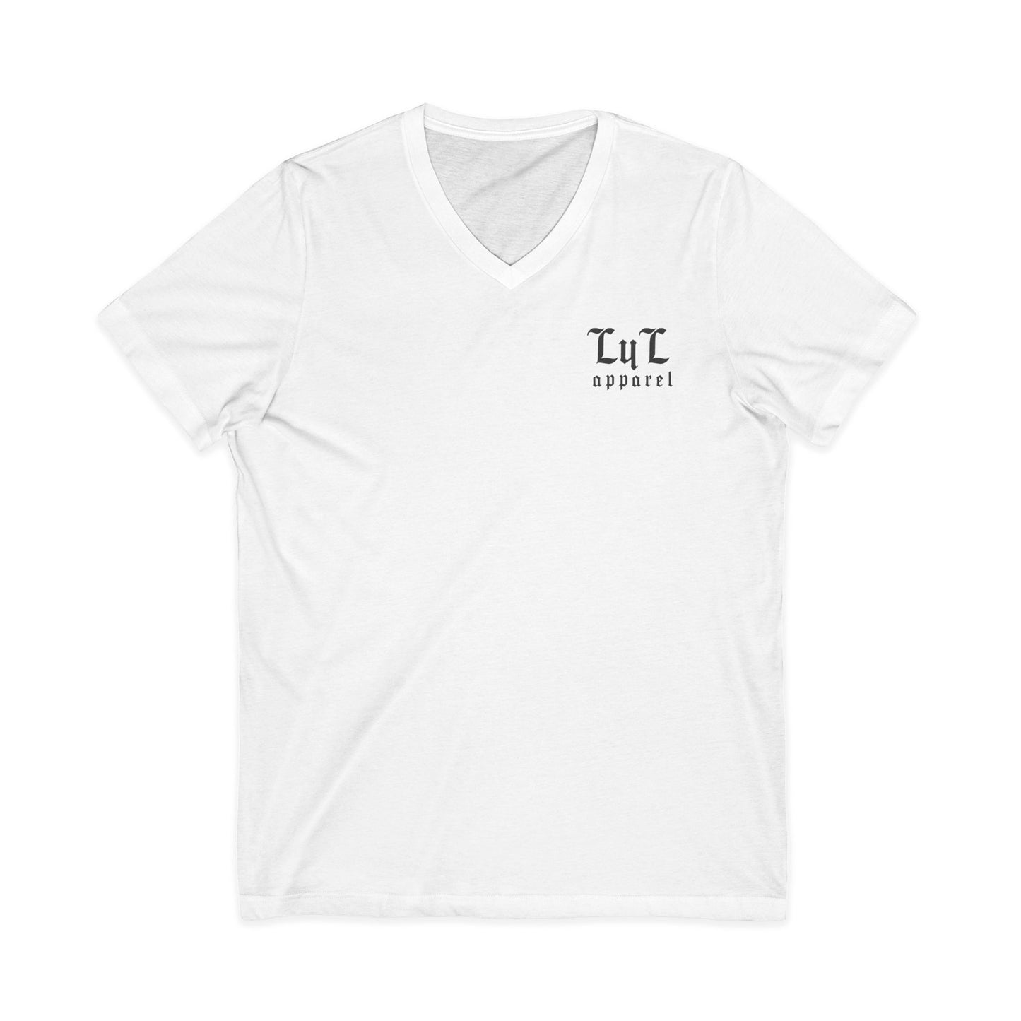 Men's 'Rose & Dagger' V-Neck T-Shirt