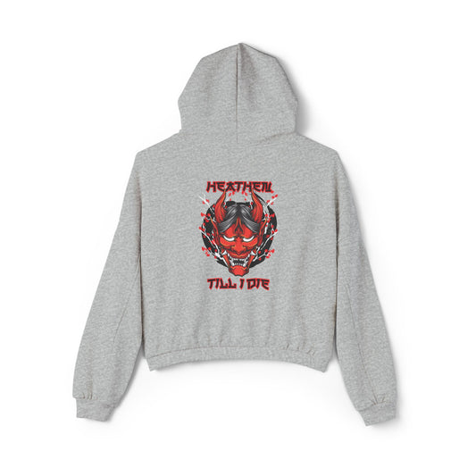 Women's 'Heathen' Cinched Bottom Hoodie