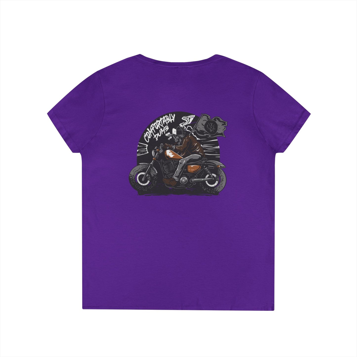 Women's 'Comfortably Dumb' V-Neck T-Shirt