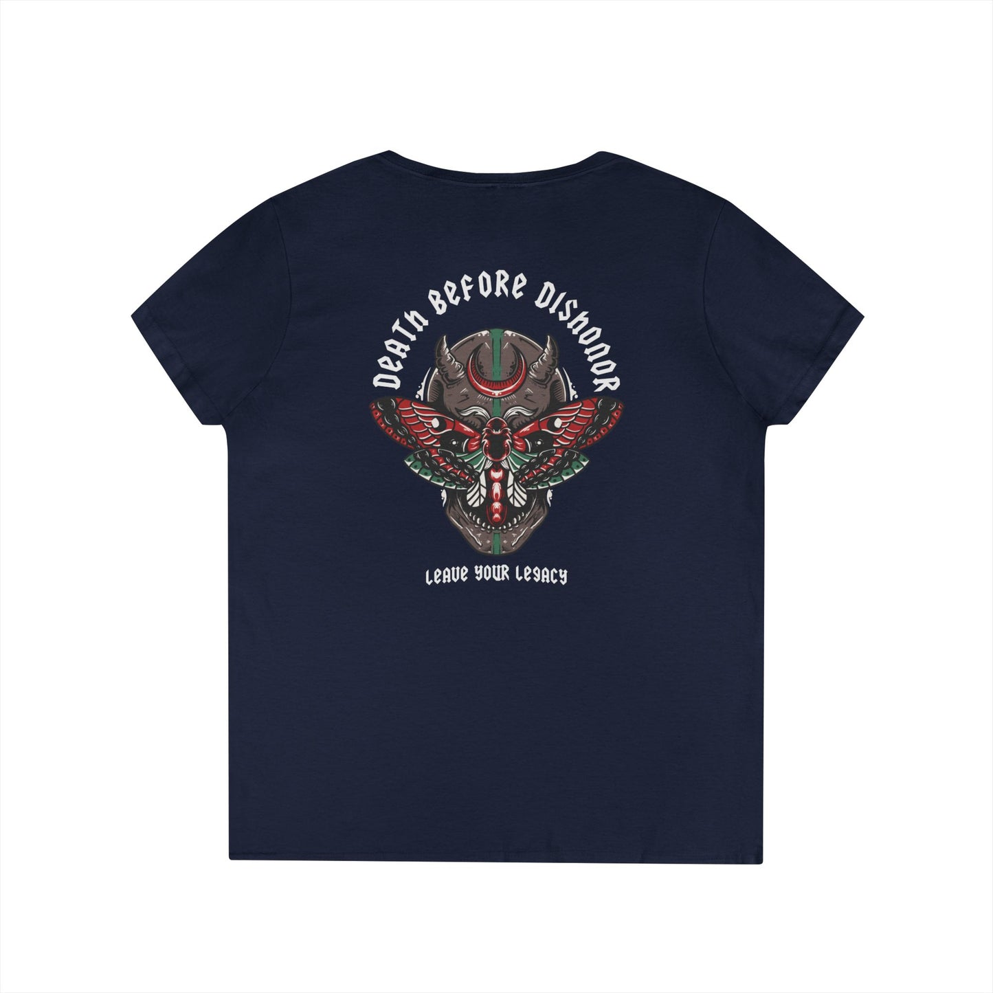 Women's 'Death Before Dishonor' V-Neck T-Shirt