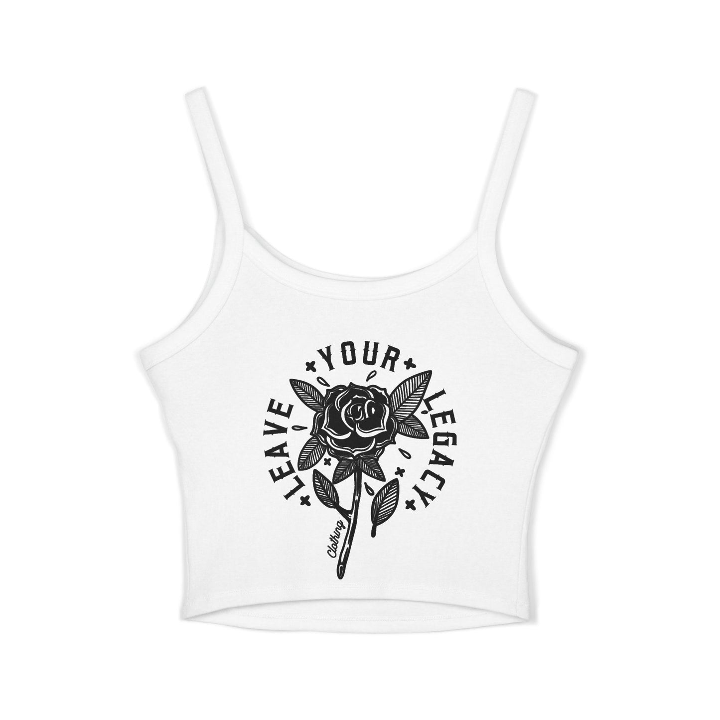 Women's 'Rose Stem' Spaghetti Strap Tank