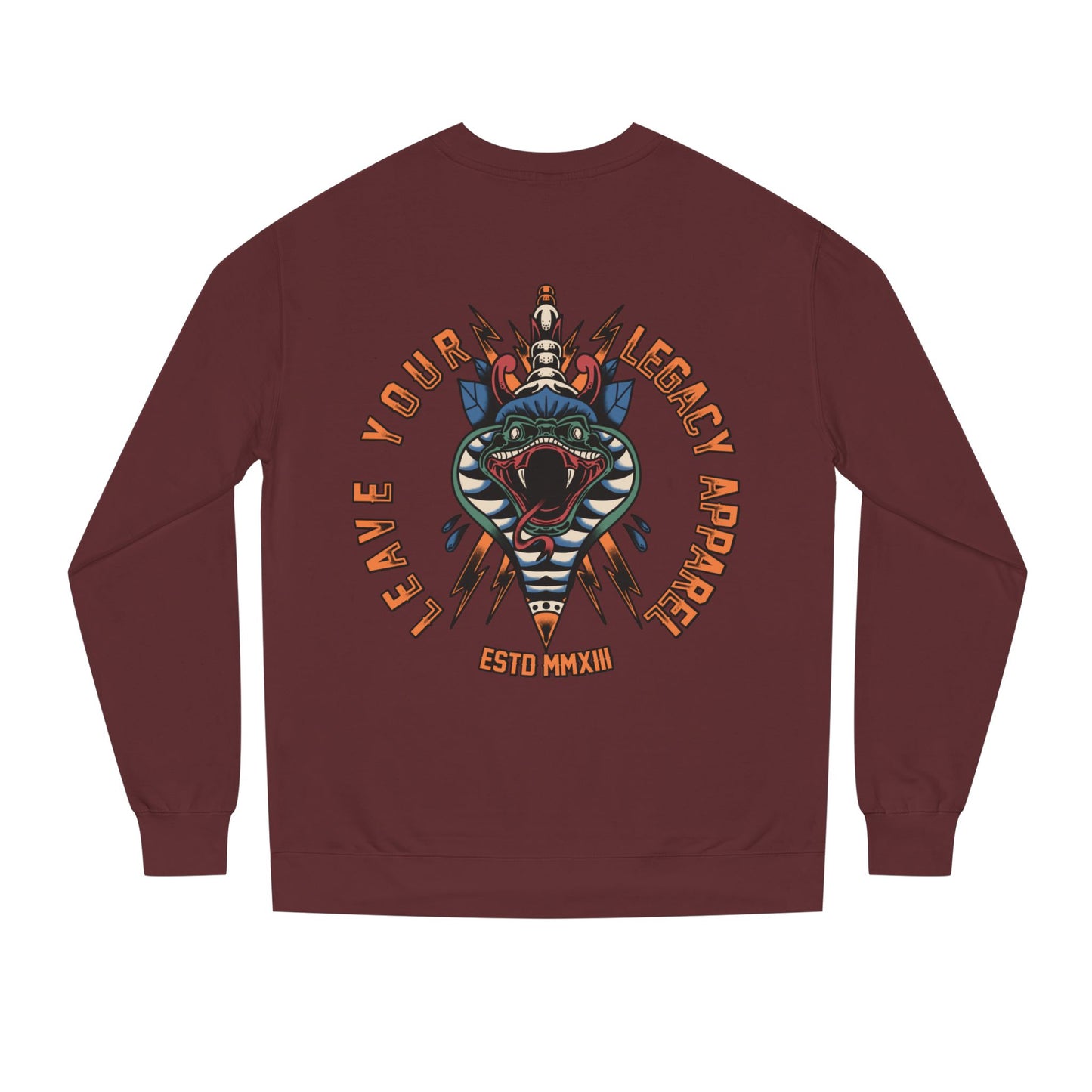 Unisex 'Traditional Snake' Sweatshirt