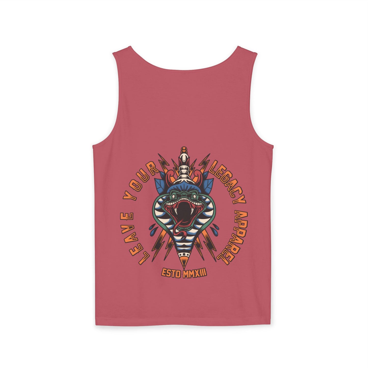 Unisex 'Traditional Snake' Tank Top