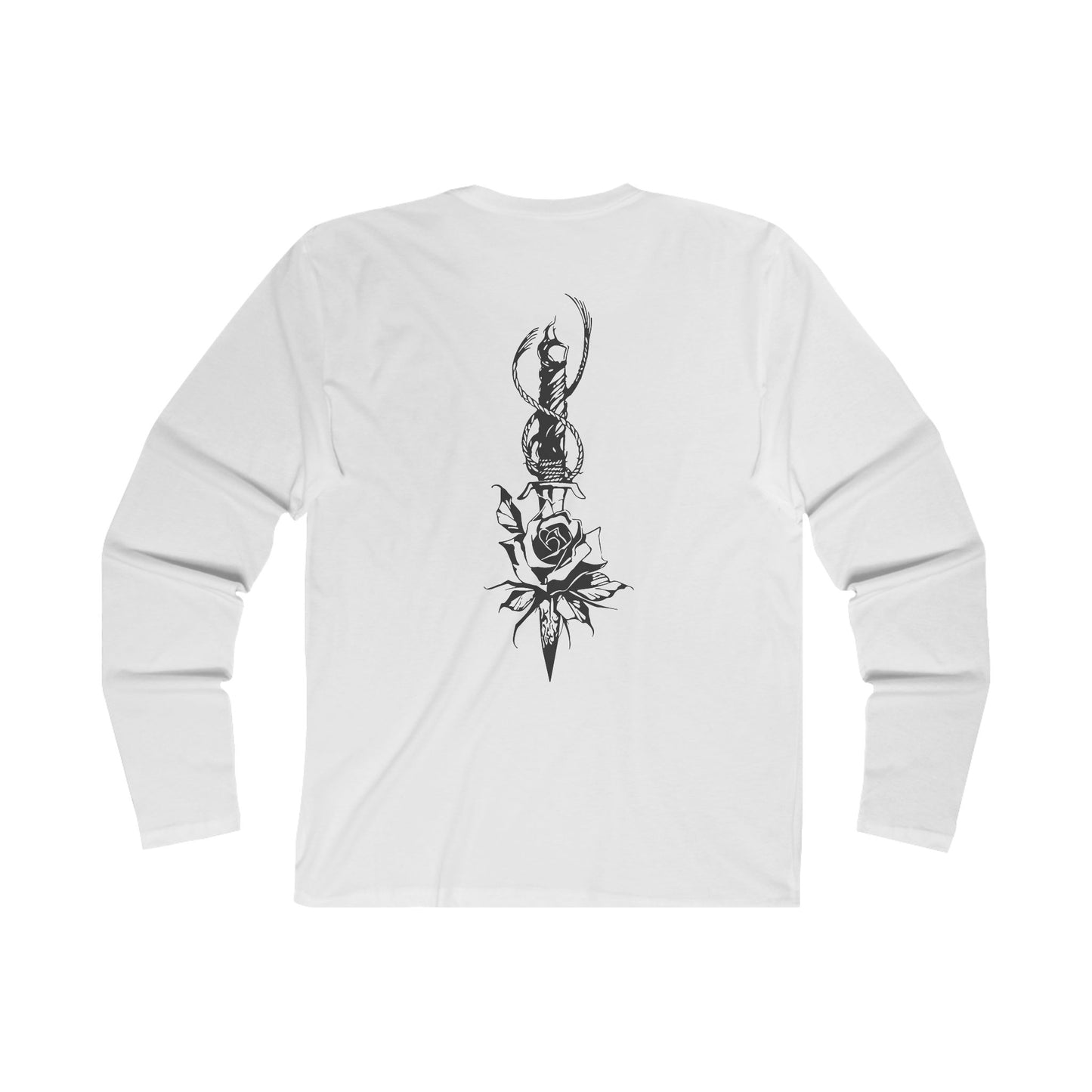 Men's 'Rose & Dagger' Light Weight Long Sleeve