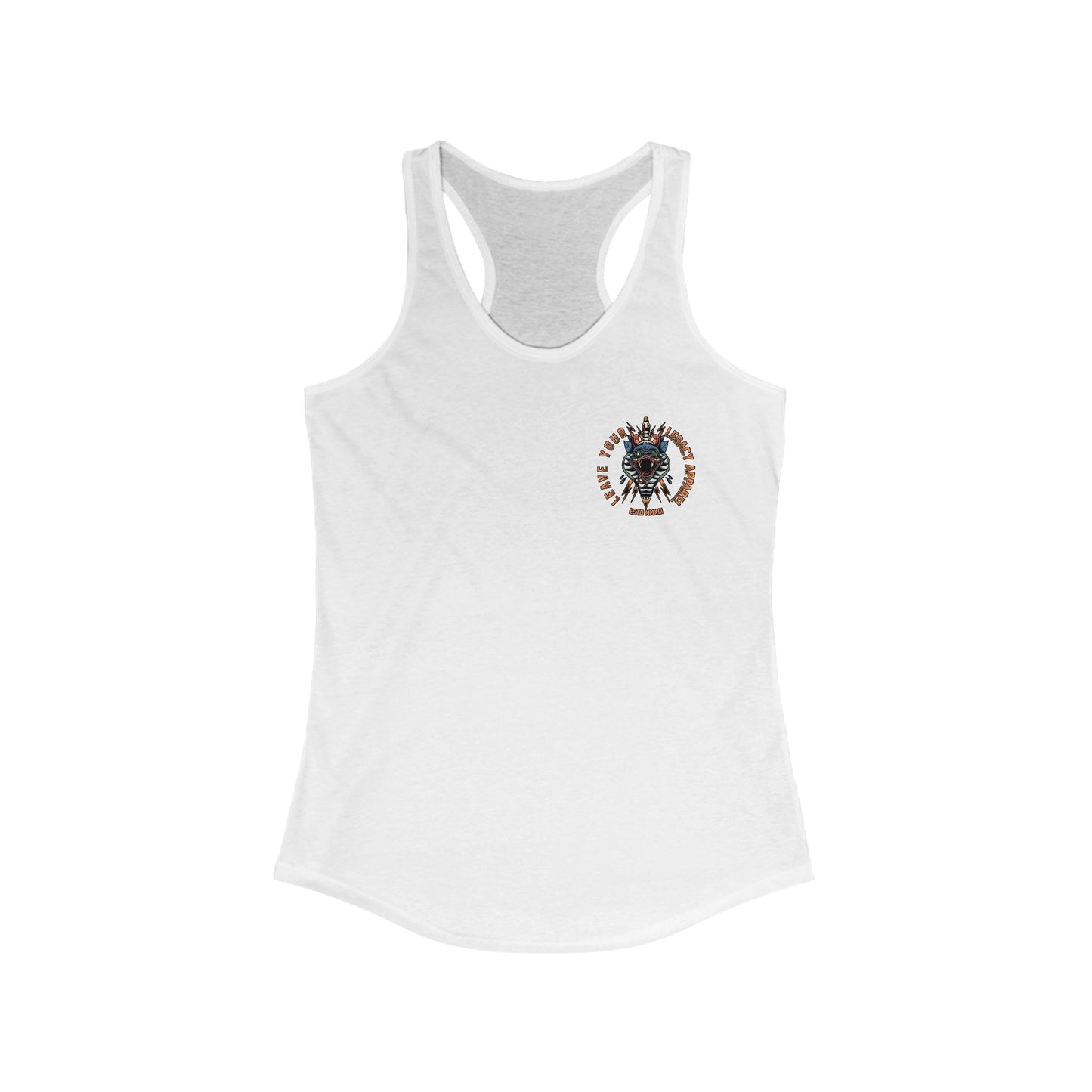 Women's 'Traditional Snake' Racerback Tank
