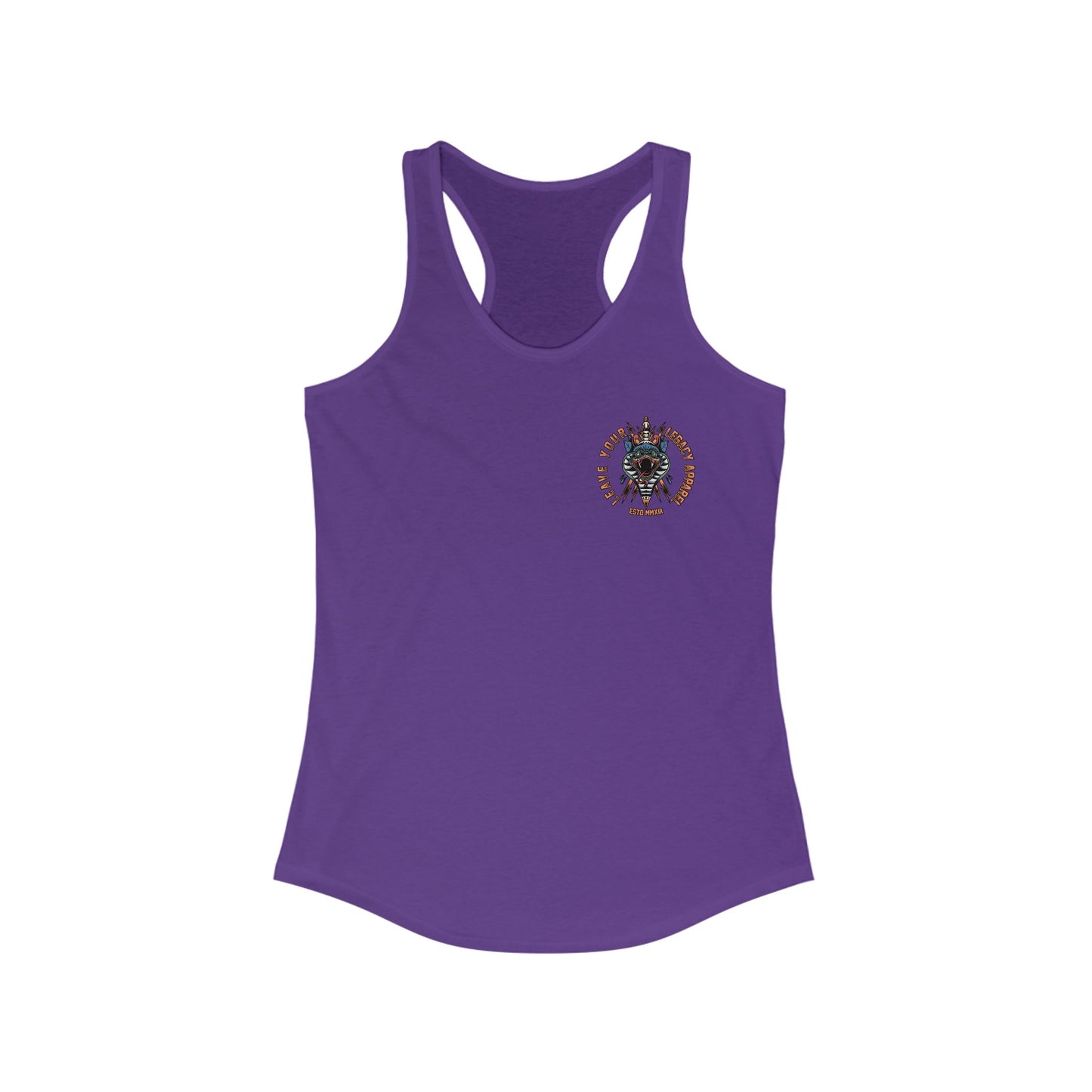 Women's 'Traditional Snake' Racerback Tank