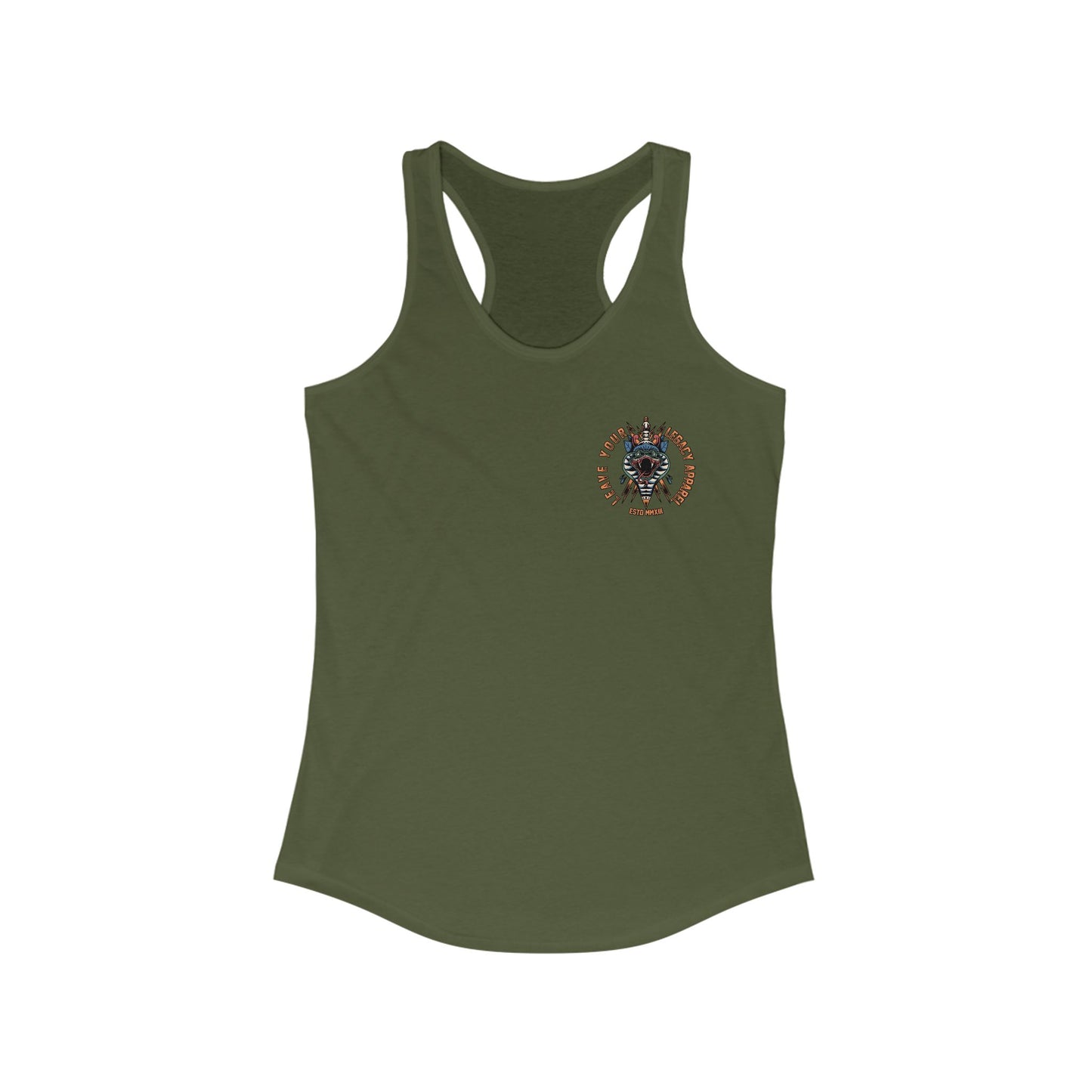 Women's 'Traditional Snake' Racerback Tank