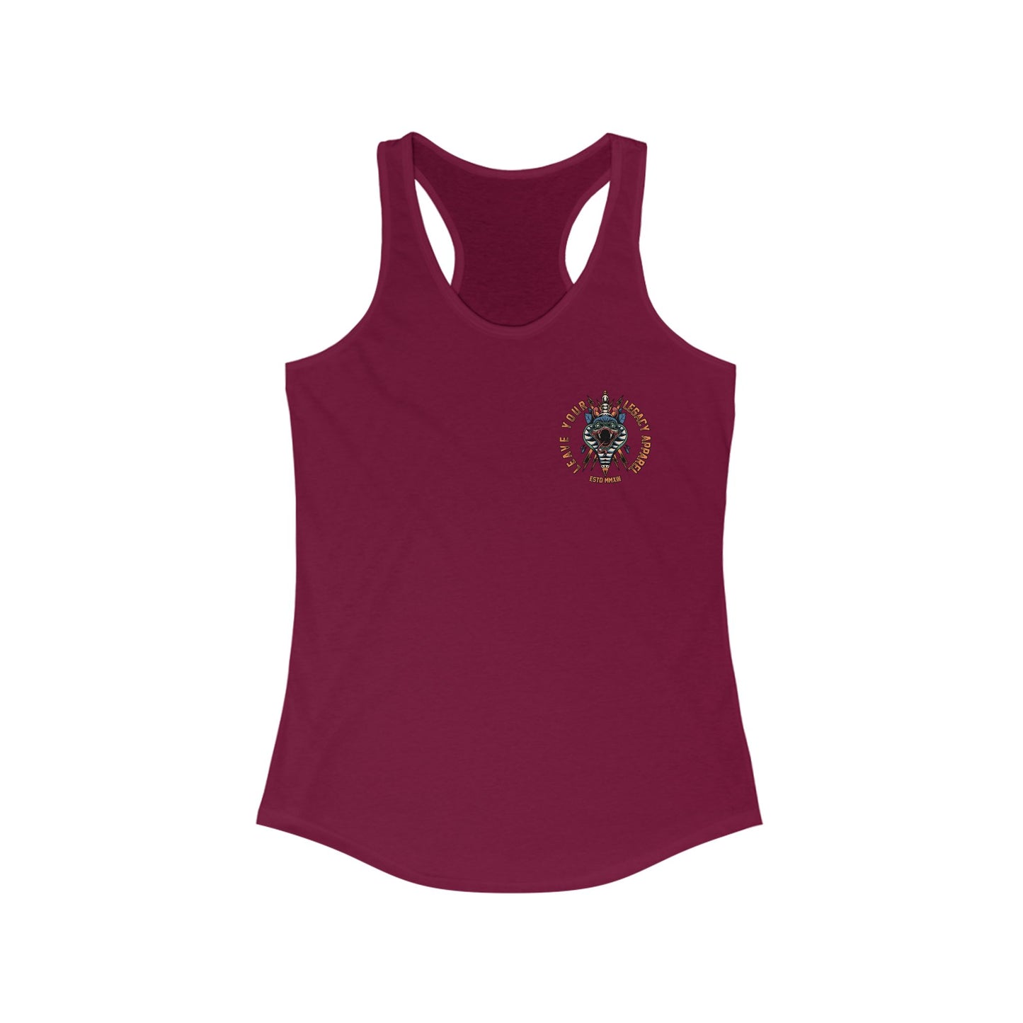 Women's 'Traditional Snake' Racerback Tank