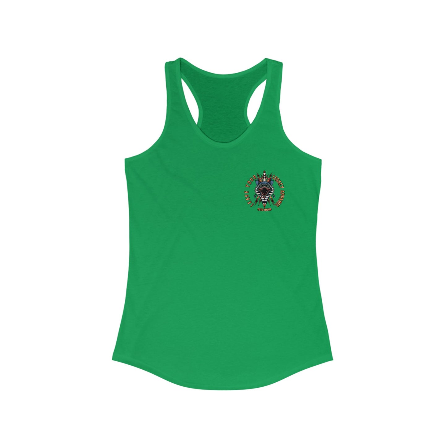 Women's 'Traditional Snake' Racerback Tank