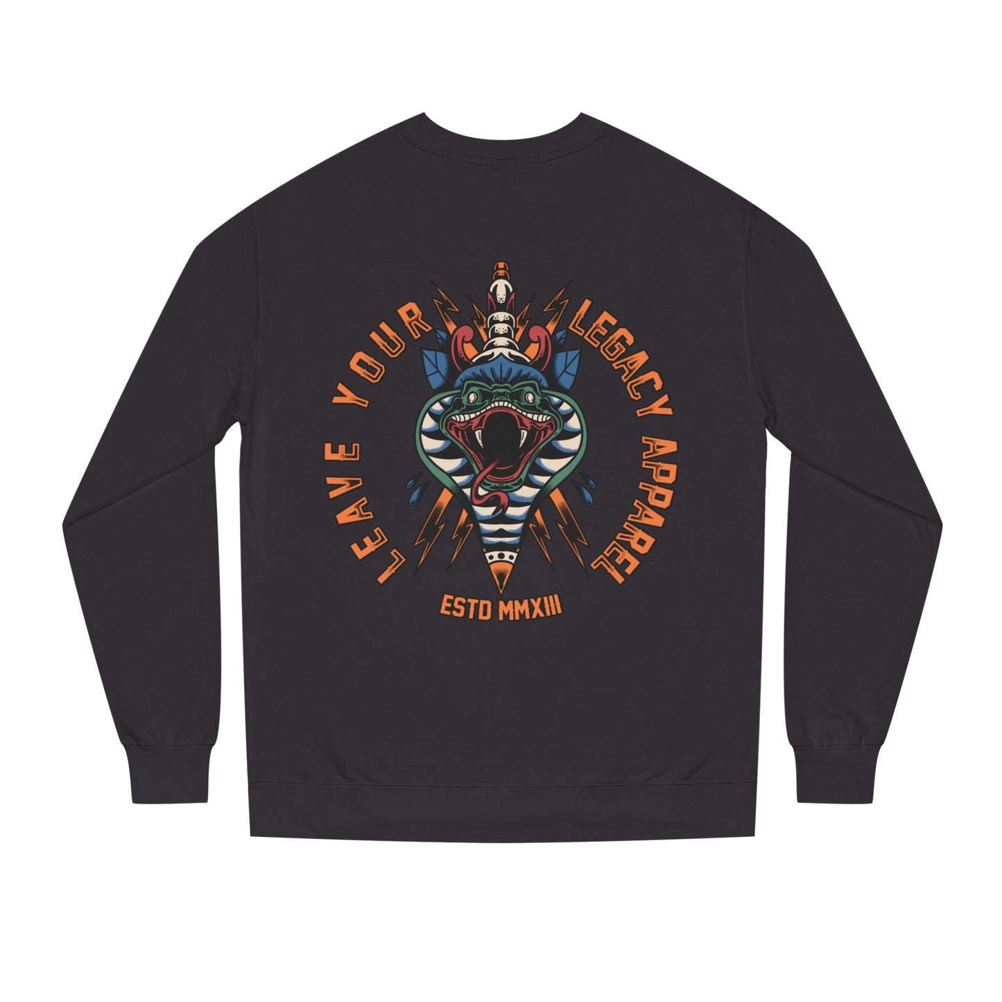 Unisex 'Traditional Snake' Sweatshirt