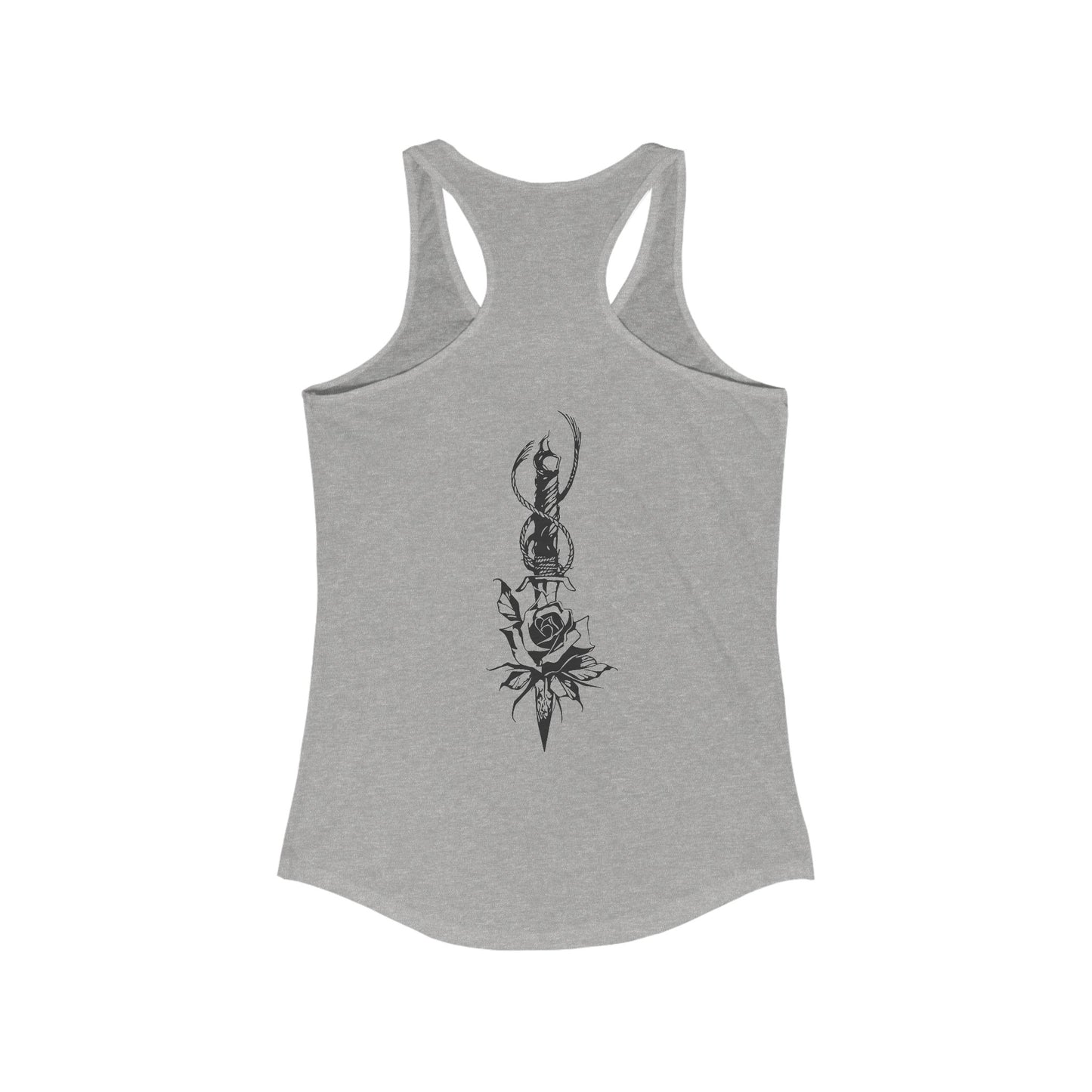 Women's 'Rose & Dagger' Racerback Tank