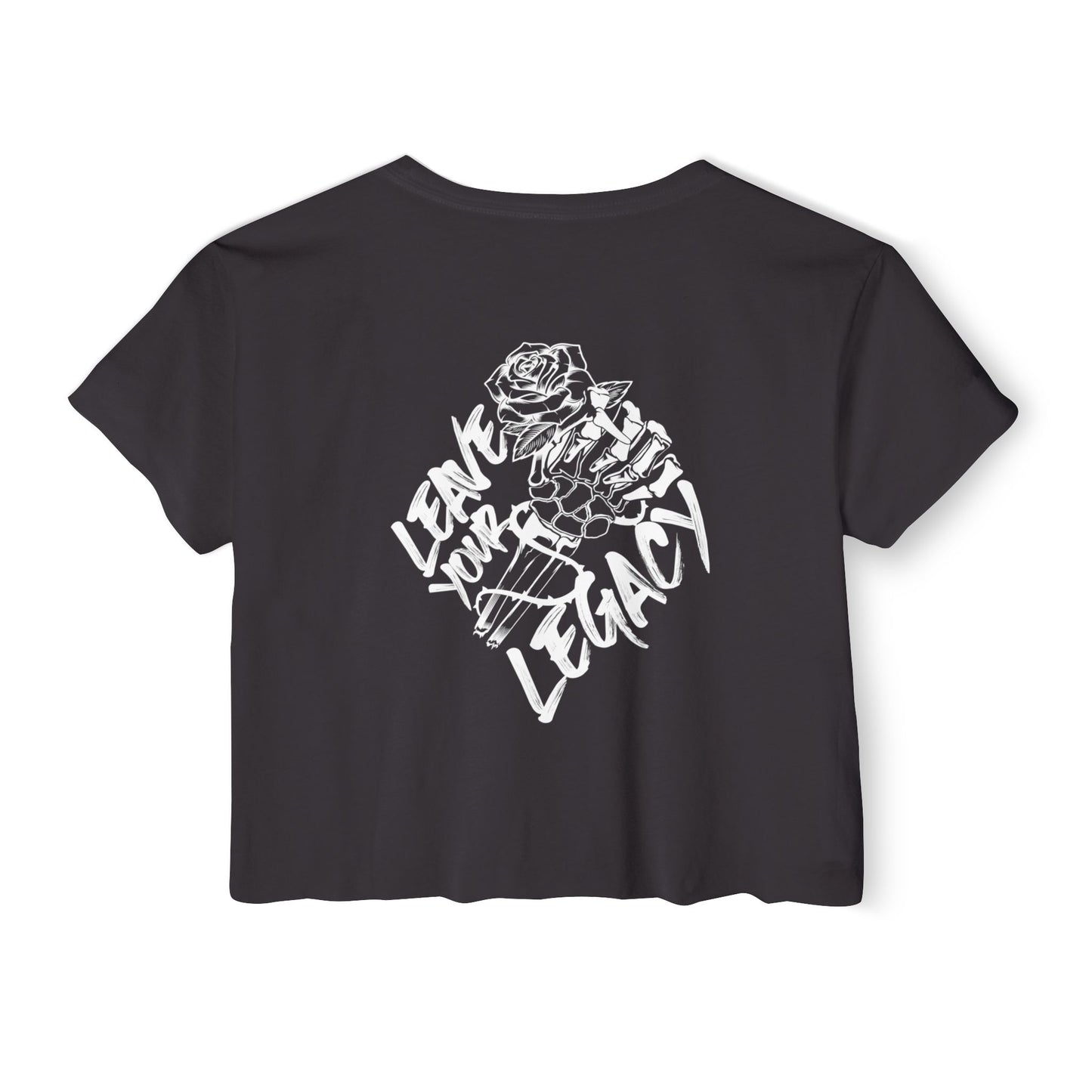 Women's 'Skull Hand' Crop Top