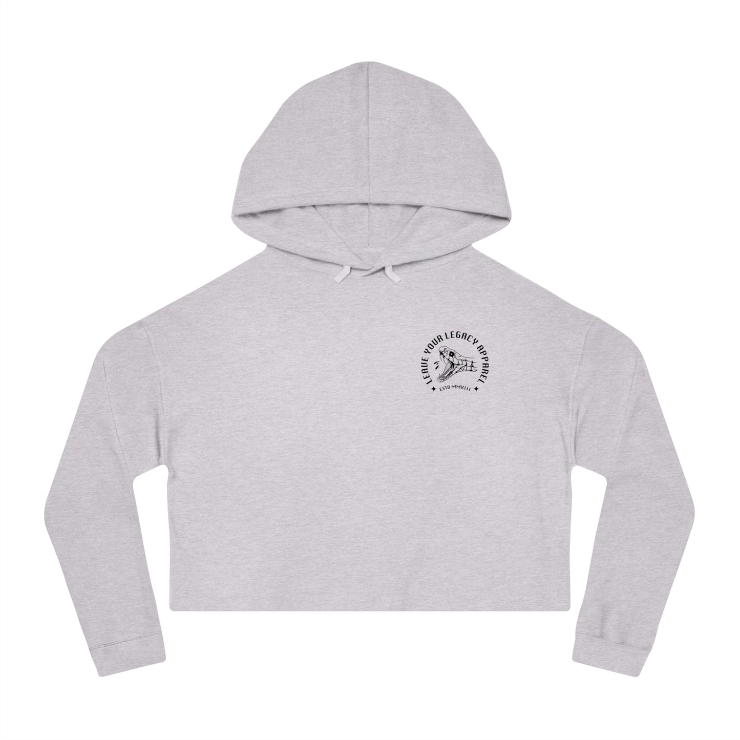 Women's 'Snake Head' Cropped Hoodie