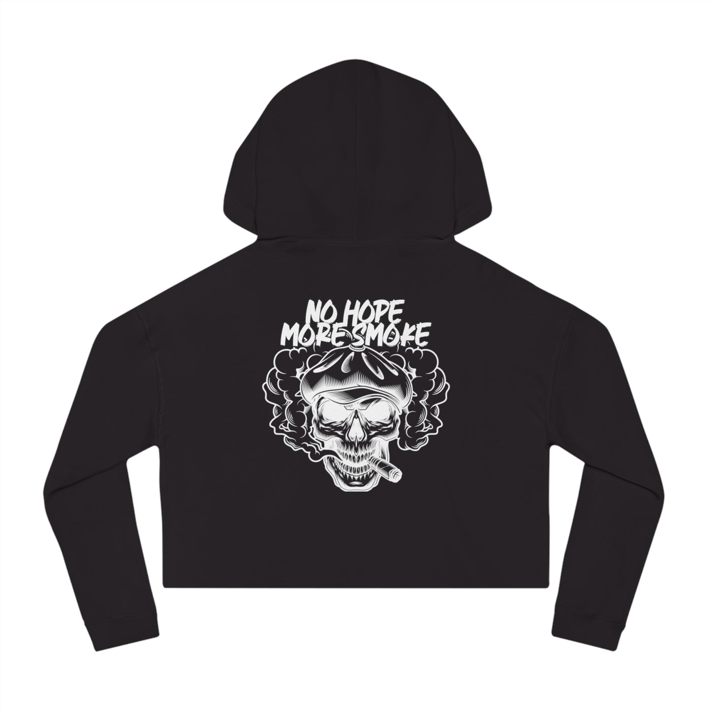 Women's 'No Hope More Smoke' Cropped Hoodie