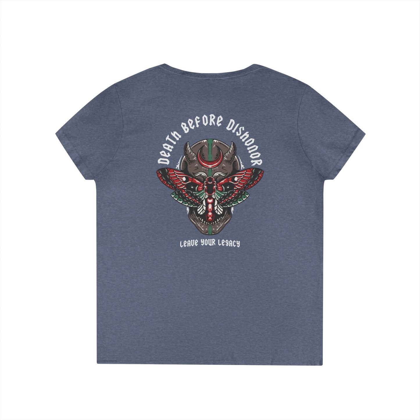 Women's 'Death Before Dishonor' V-Neck T-Shirt